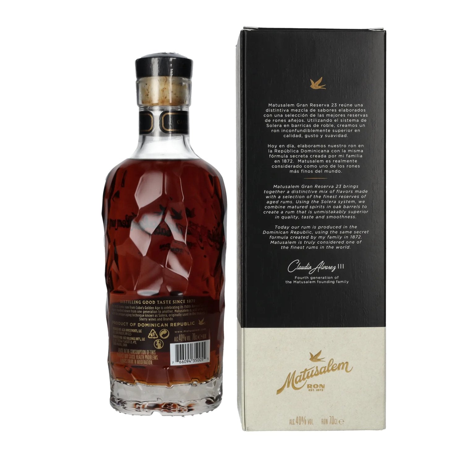 Ron Matusalem 23 Solera Gran Reserva ENIGMA Rum 40% Vol. 0,7l in Geschenkbox