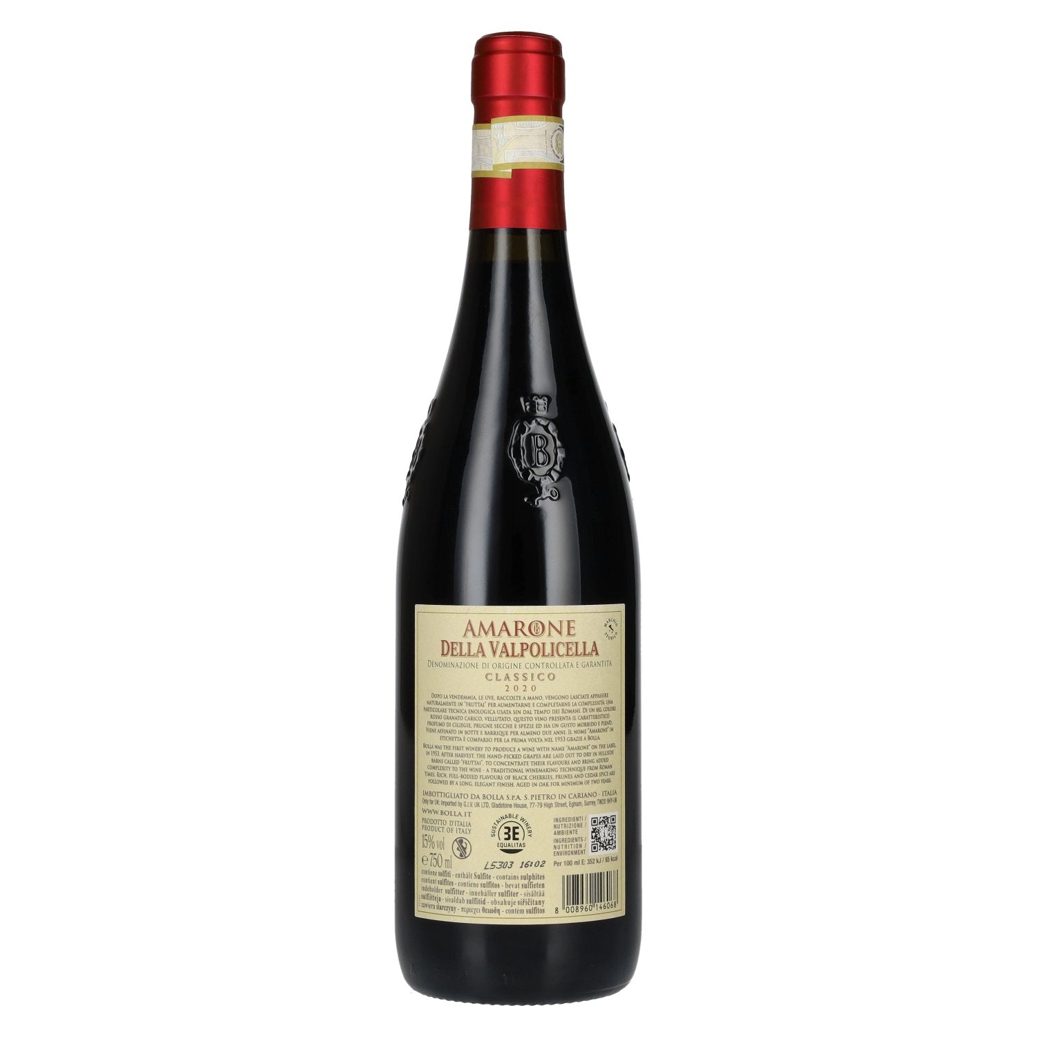 Bolla Amarone della Valpolicella Classico DOCG 2020 15% Vol. 0,75l