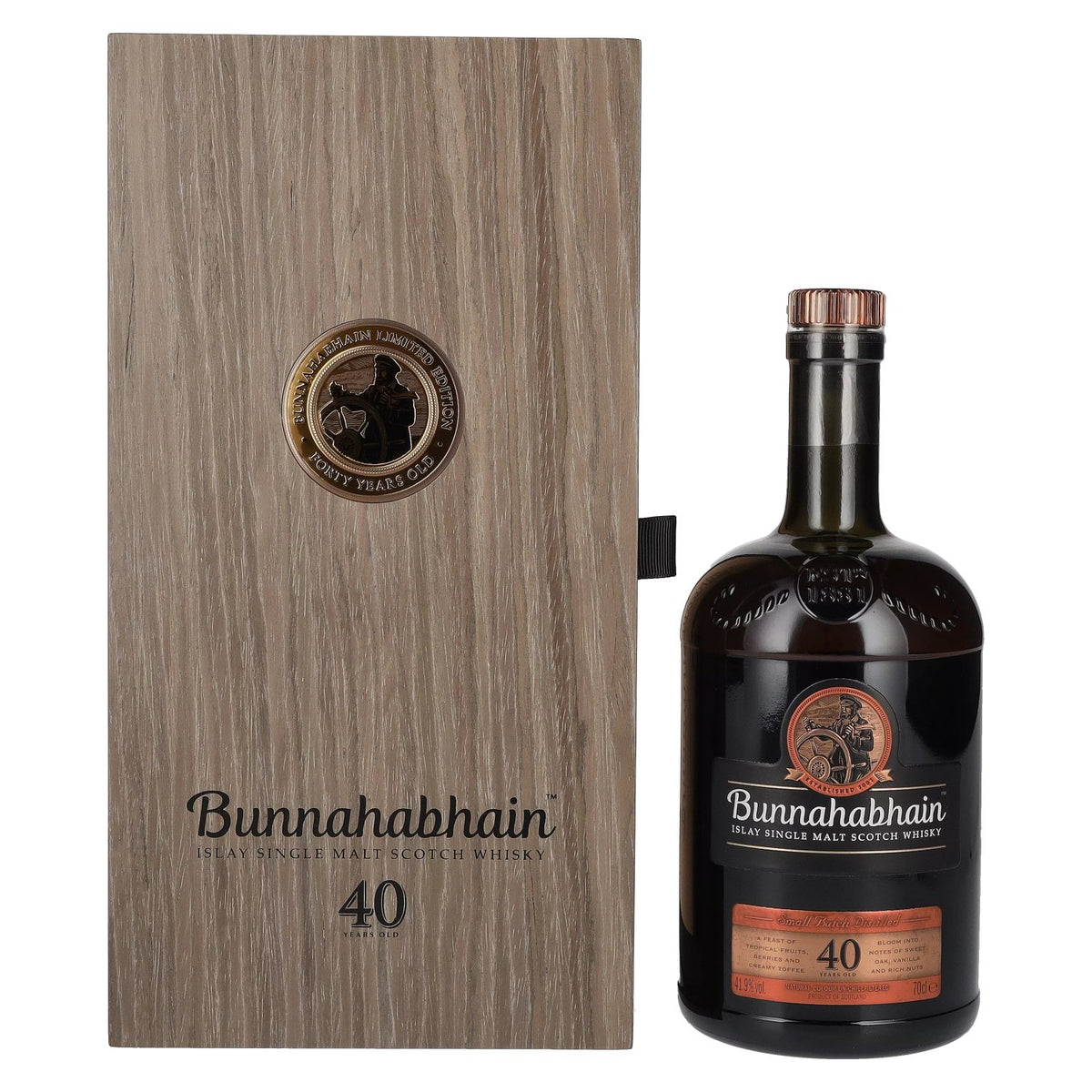 Bunnahabhain 40 Years Old Limited Edition 41.9% Vol. 0.7l in wooden box