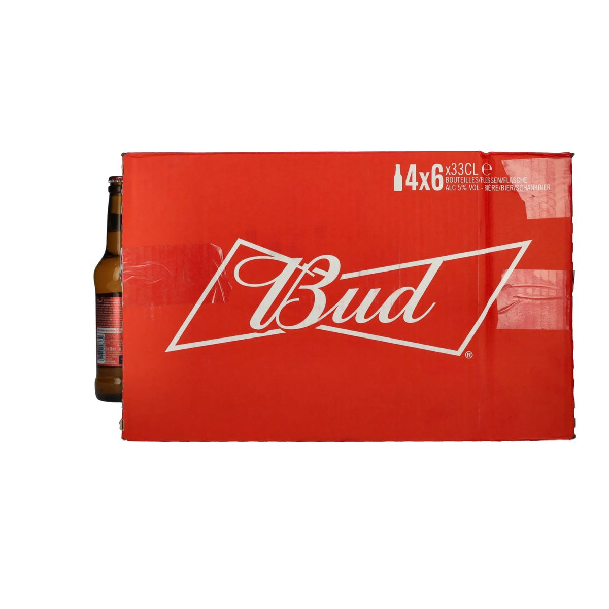 Bud American Lager Beer 5% ABV 4x6x0.33l