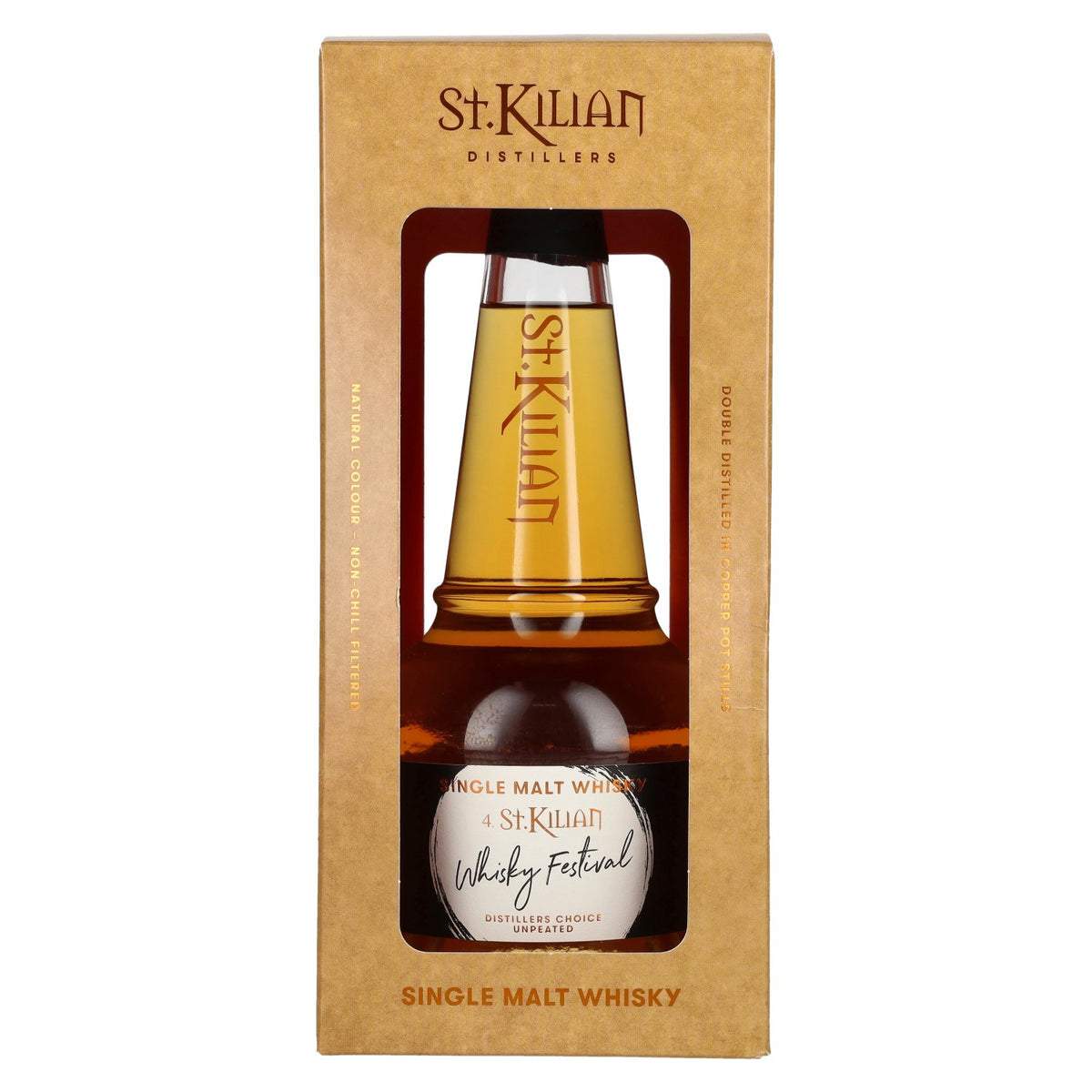 St. Kilian FESTIVAL EDITION Distillers’ Choice Unpeated Single Malt Whisky 53.6% ABV, 0.5 l in a gift box