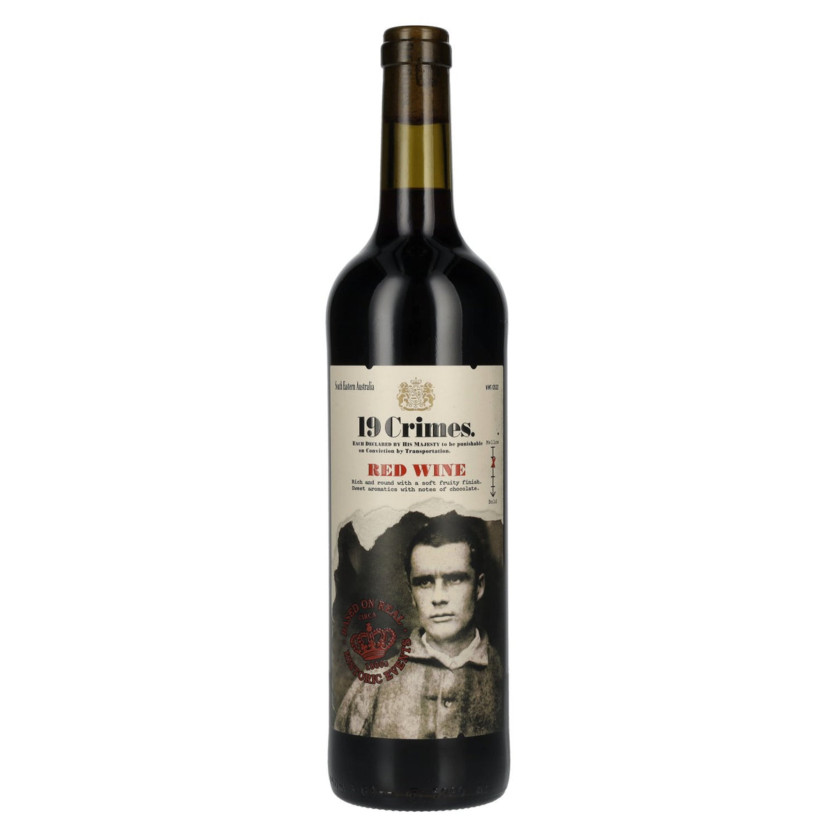 19 Crimes Red Wine 13.5% ABV 0.75l