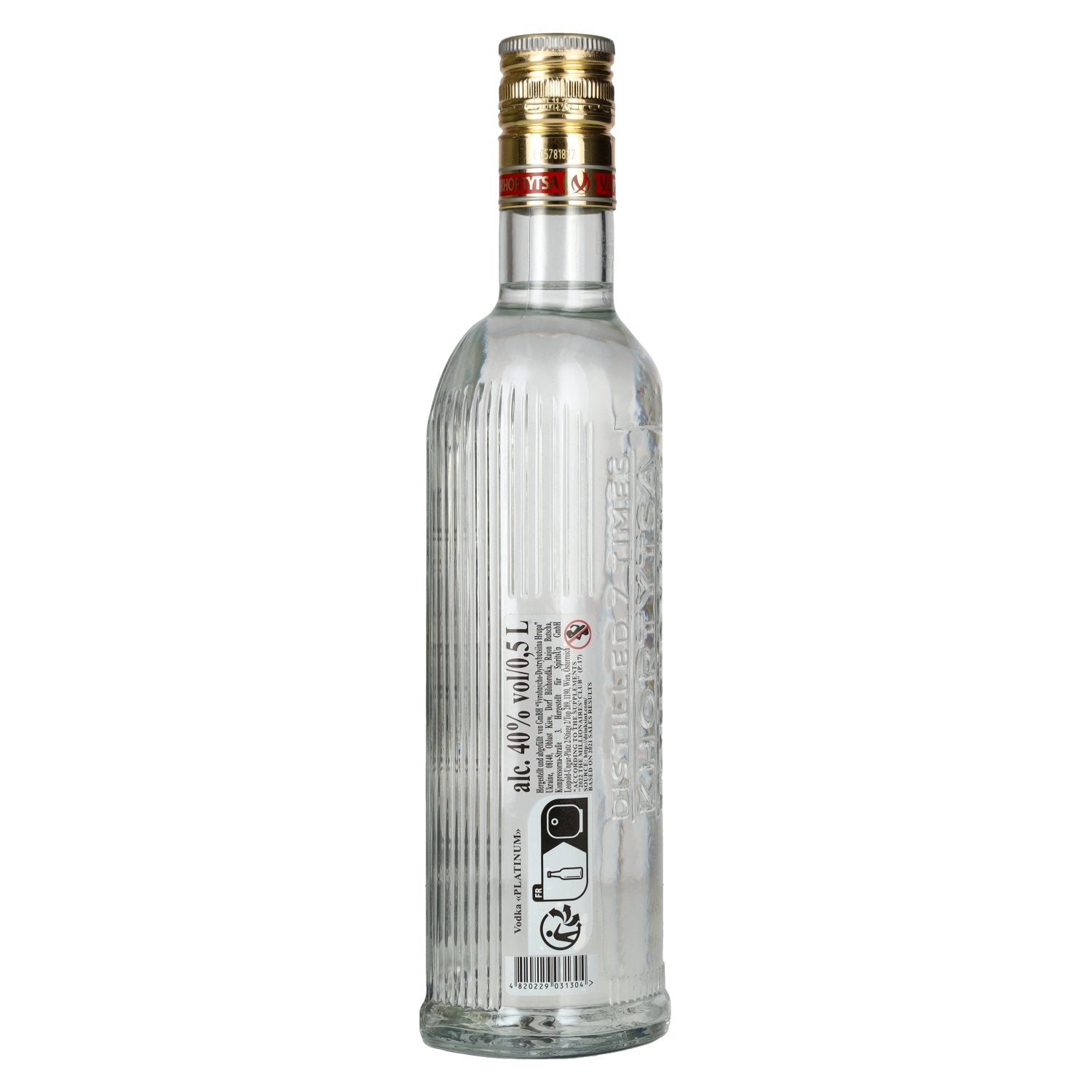 Khortytsa KHOR PLATINUM Vodka 40% Vol. 0,5l