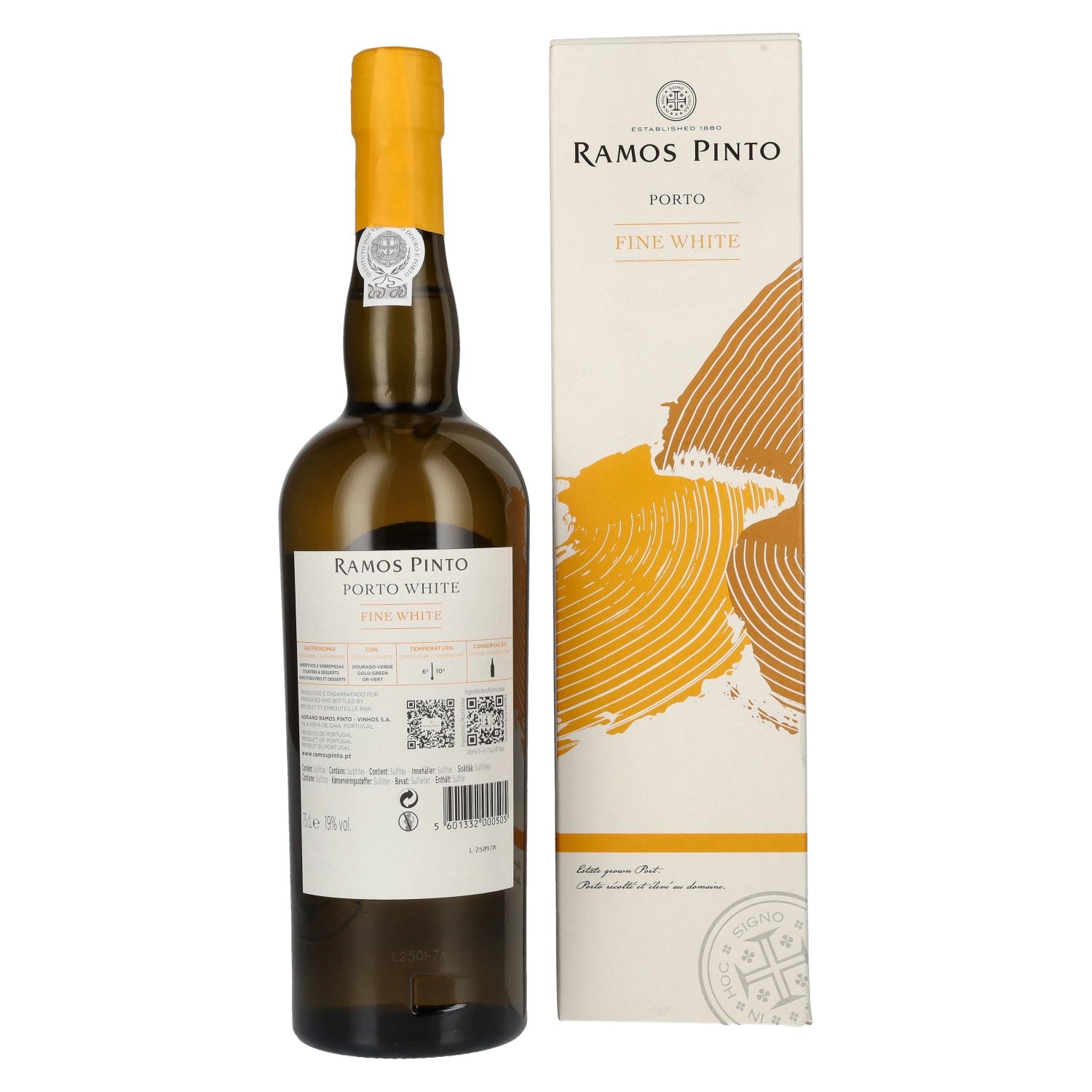 Ramos Pinto Porto Fine White 19% Vol. 0,75l in Geschenkbox