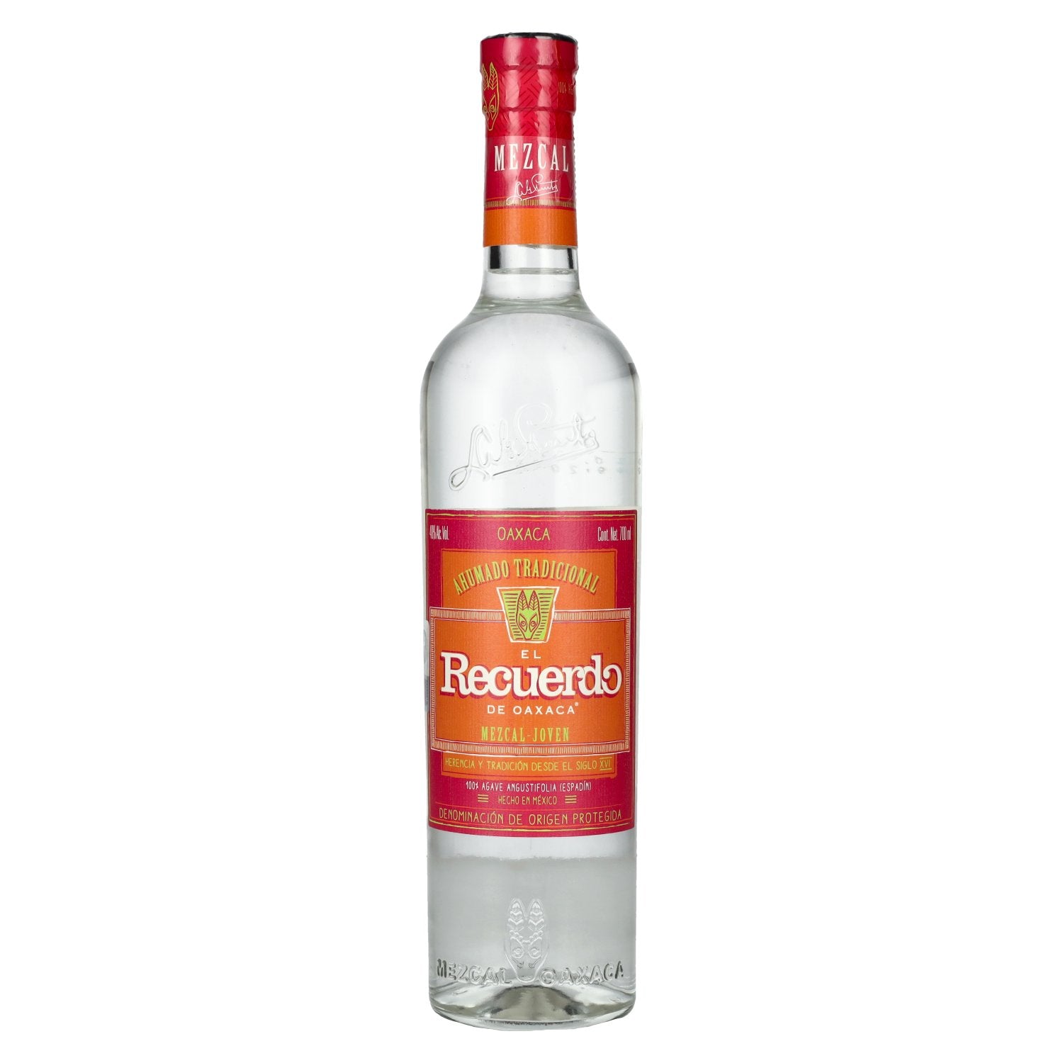 El Recuerdo de Oaxaca Mezcal-Joven 100% Agave Angustifolia PDO 40% Vol. 0.7l