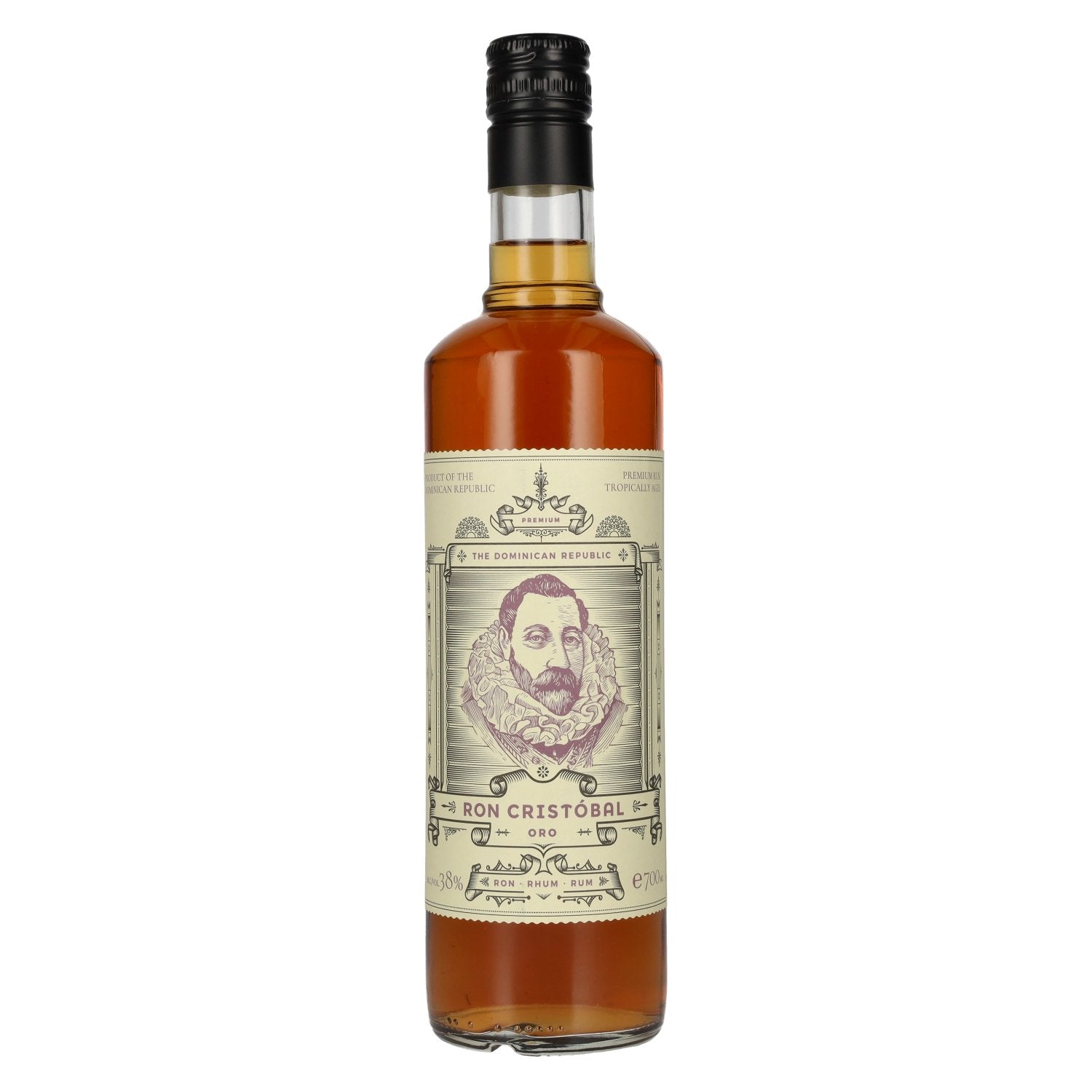 Ron Cristóbal ORO Rum 38% Vol. 0.7l