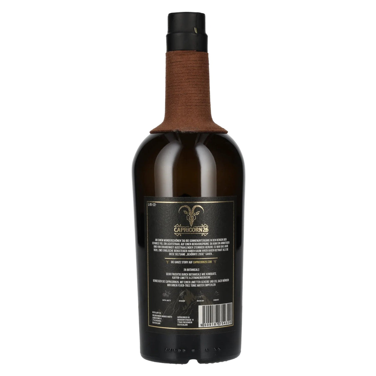 CAPRICORN26 Premium Dry Gin 42% Vol. 0,7l