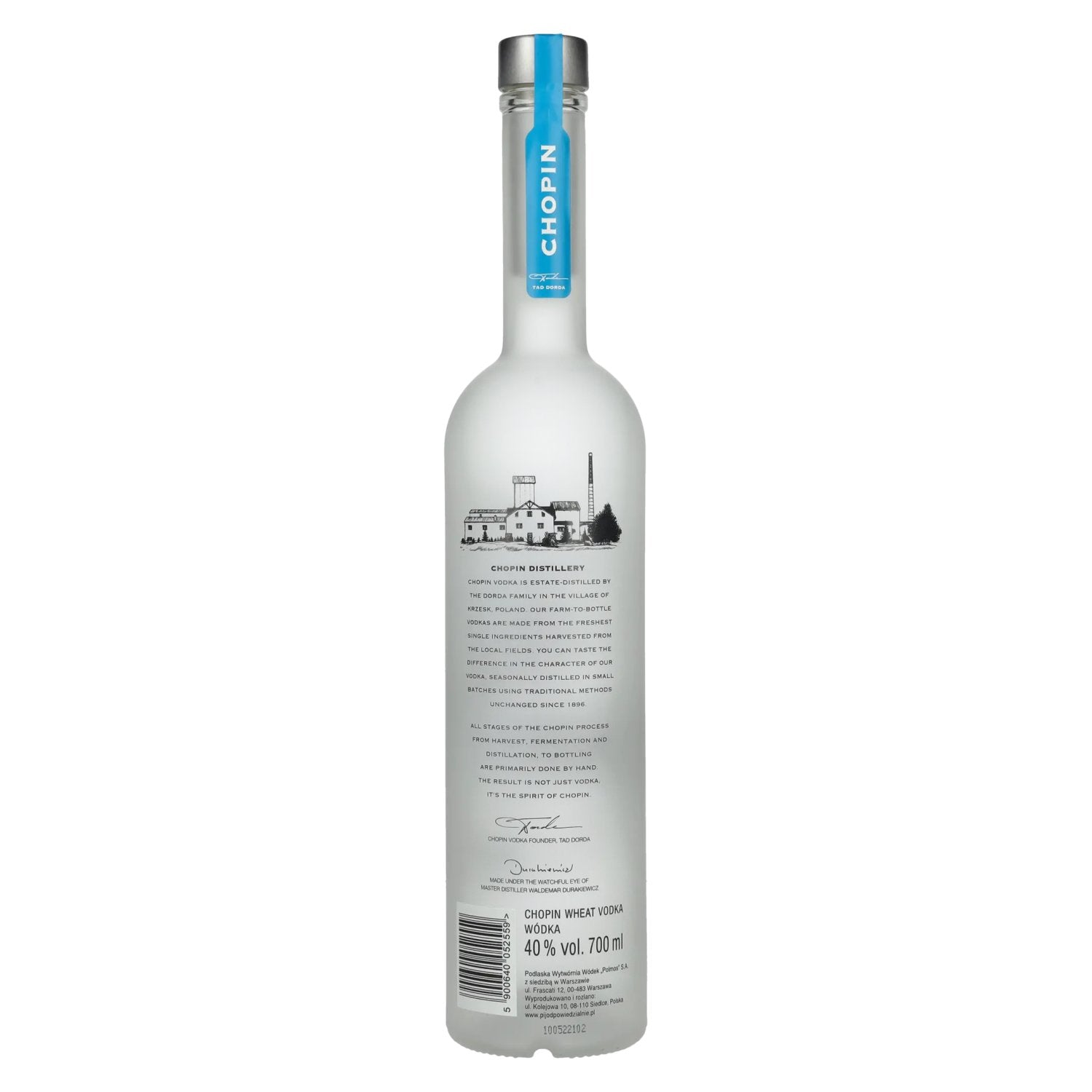 Chopin Wheat Vodka 40% Vol. 0.7l