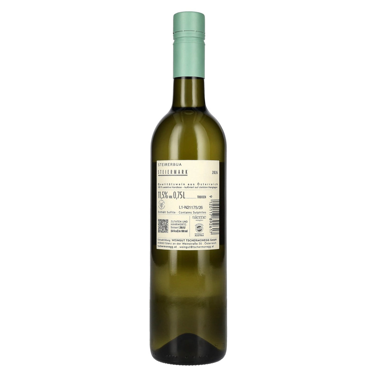 Tschermonegg Steirerbua Styria 2026 11.5% ABV 0.75l