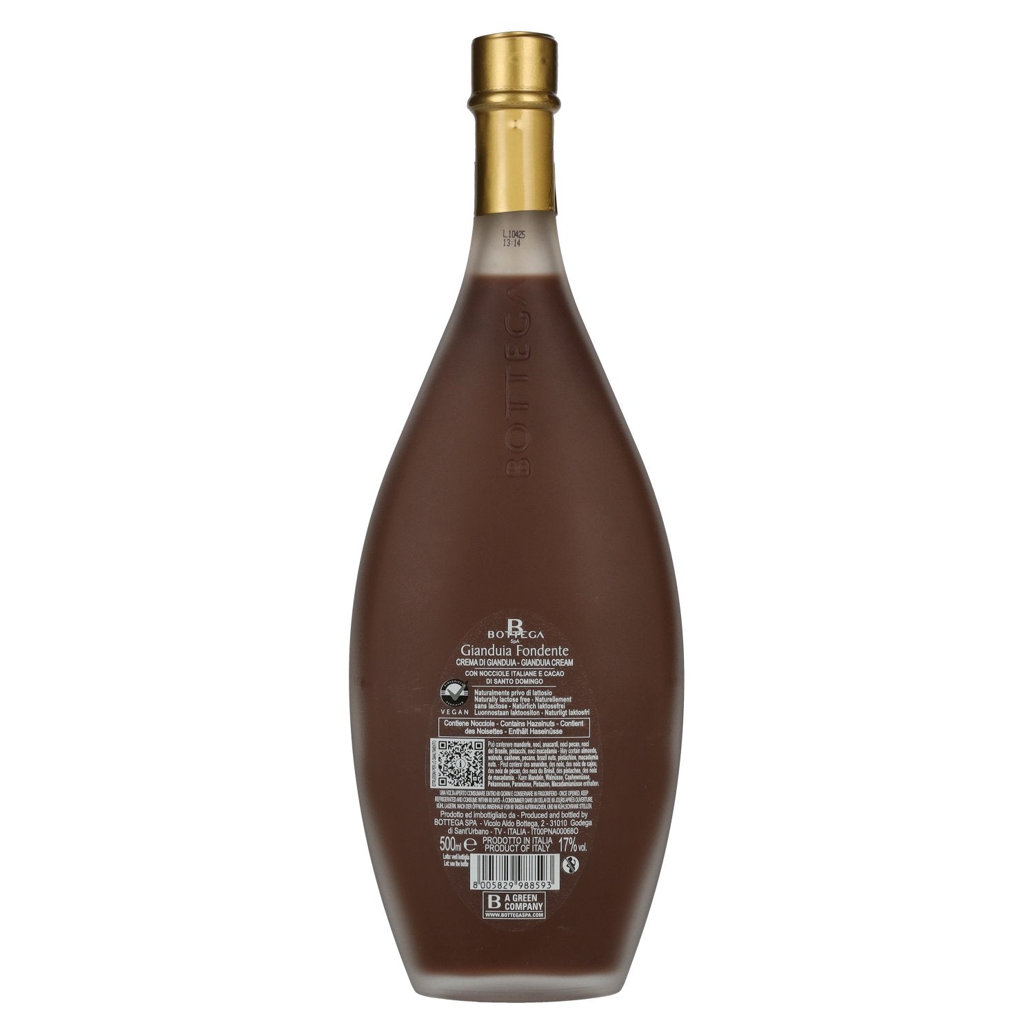 Bottega Crema di CIOCCOLATO GIANDUIA FONDENTE Cream Liqueur 17% Vol. 0,5l