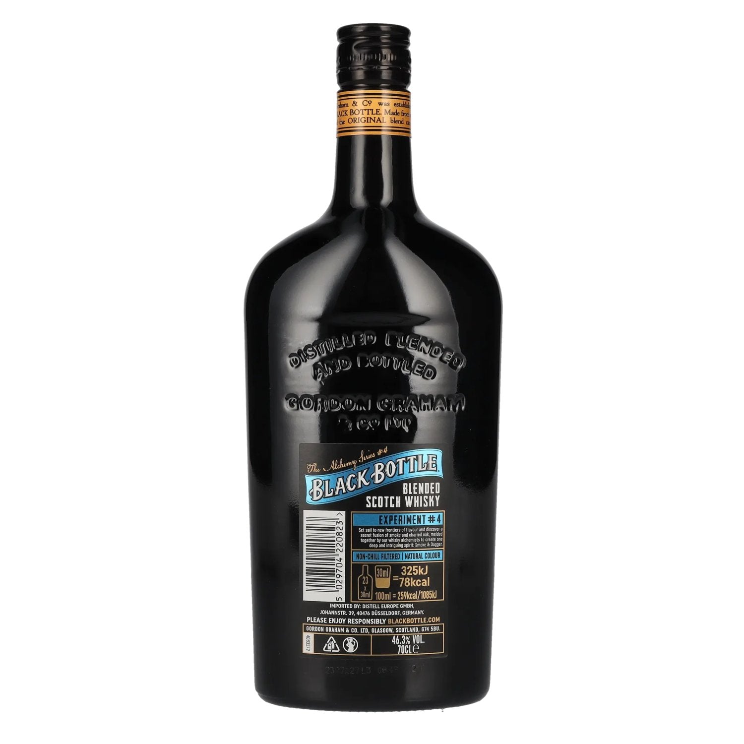 Black Bottle SMOKE & DAGGER Blended Scotch Whisky 46,3% Vol. 0,7l