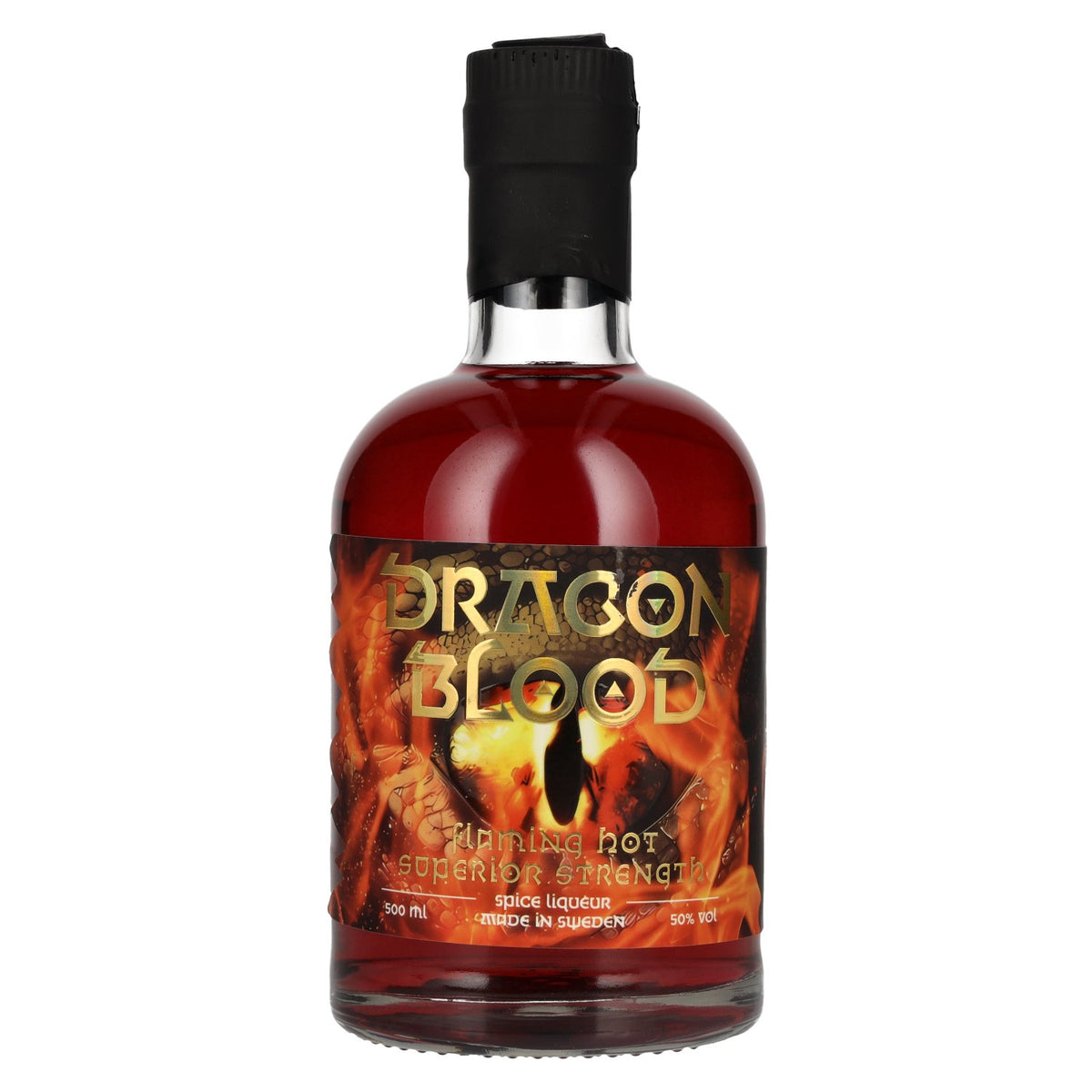 Dragon Blood Flaming Hot Superior Strength Liqueur 50% Vol. 0.5l