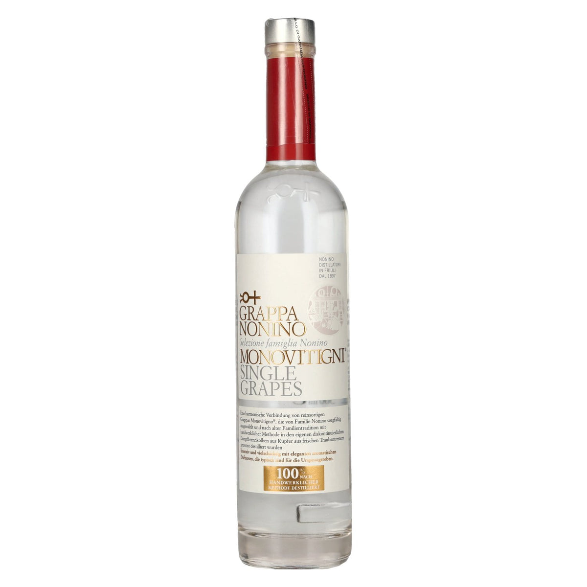 Nonino Grappa Monovitigni Single Grapes 40% Vol. 0,5l