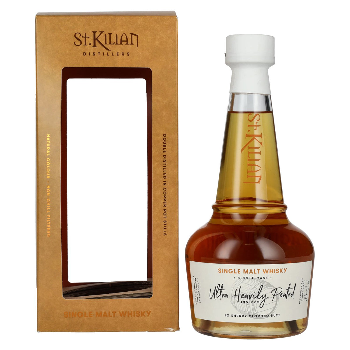 St. Kilian ULTRA HEAVILY PEATED Single Malt Whisky 59,7% Vol. 0,7l in Geschenkbox