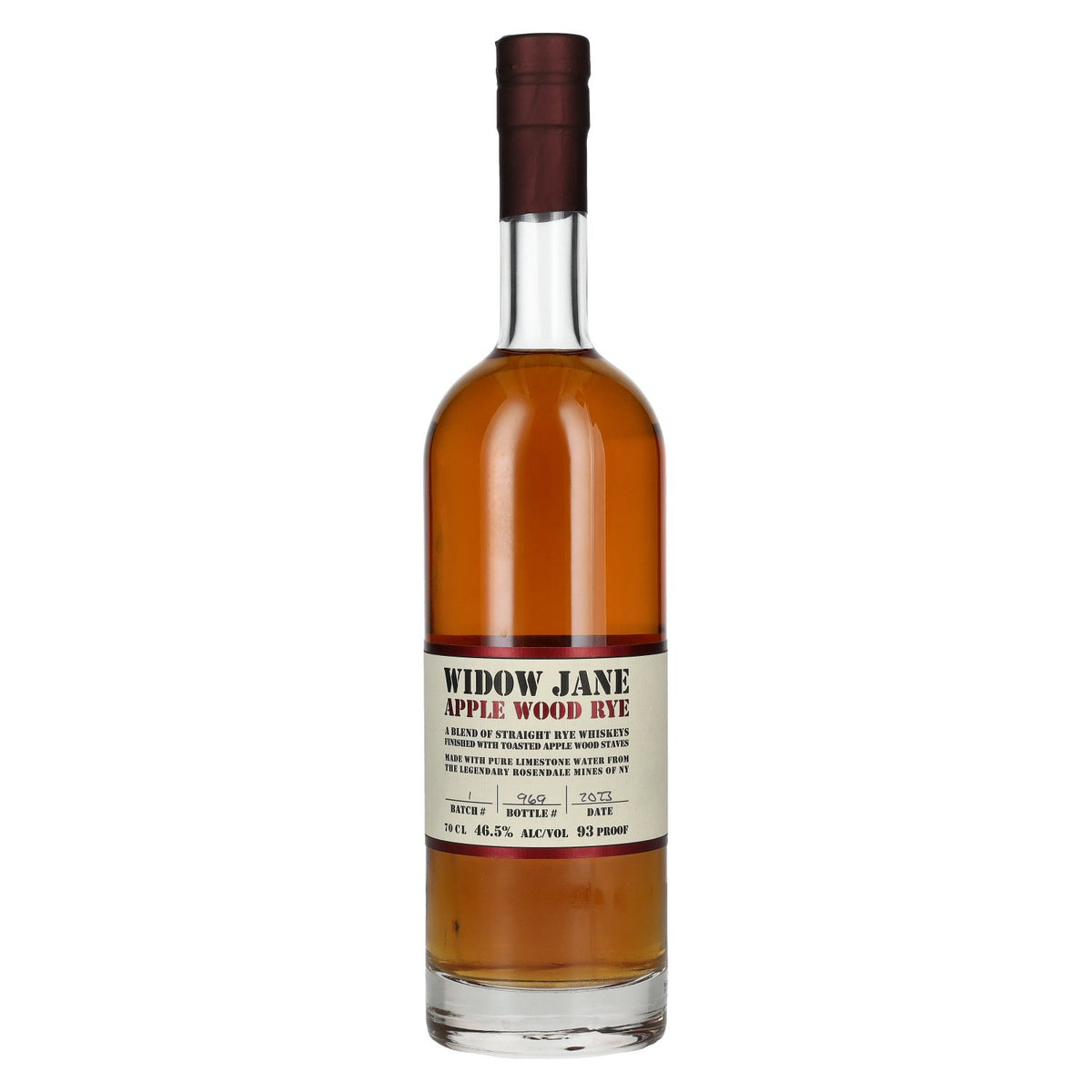 Widow Jane Rye Apple Wood Aged 46.5% Vol. 0.7L