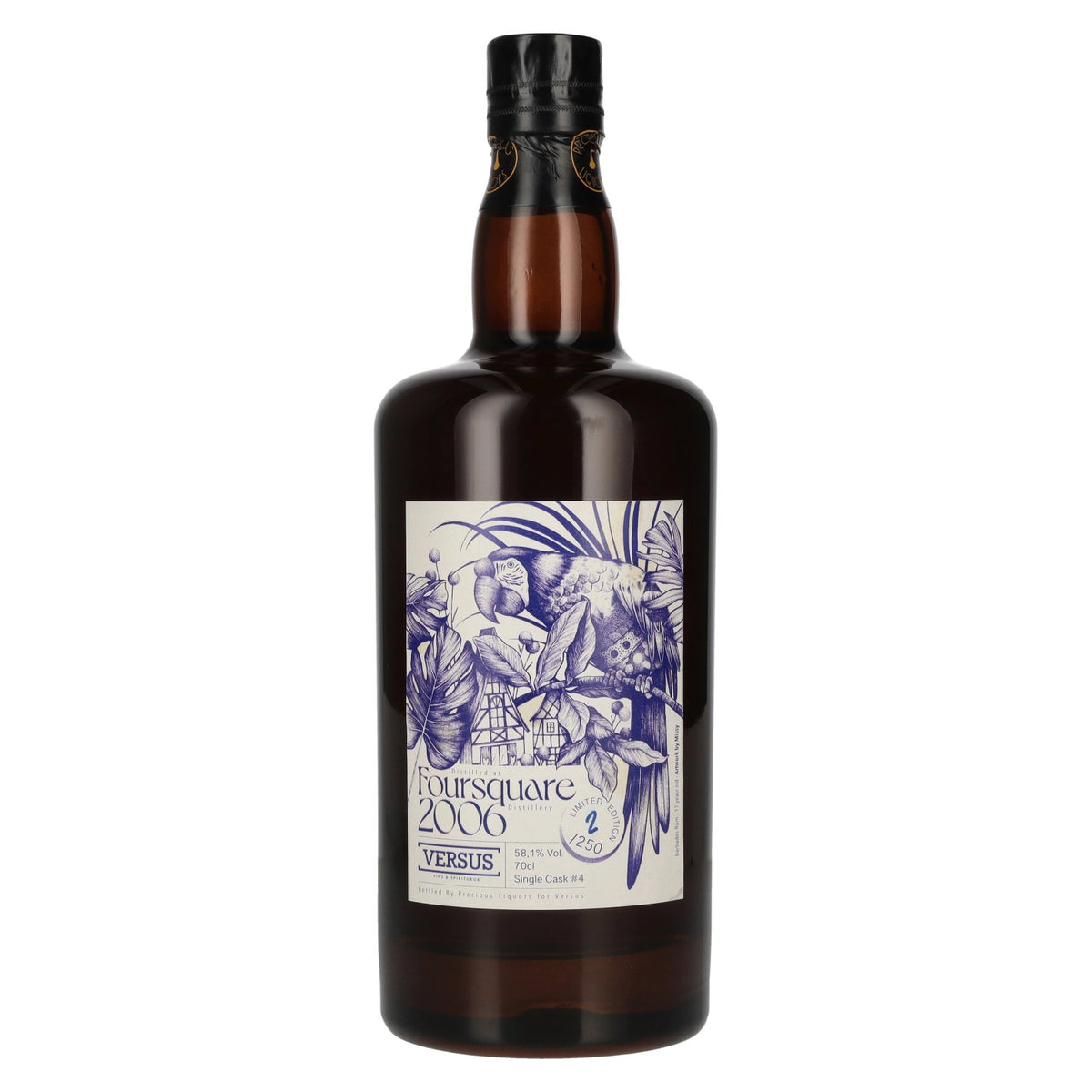 Foursquare 17 Years Old Single Cask Rum bottled for Versus #4 58.1% Vol. 0.7l