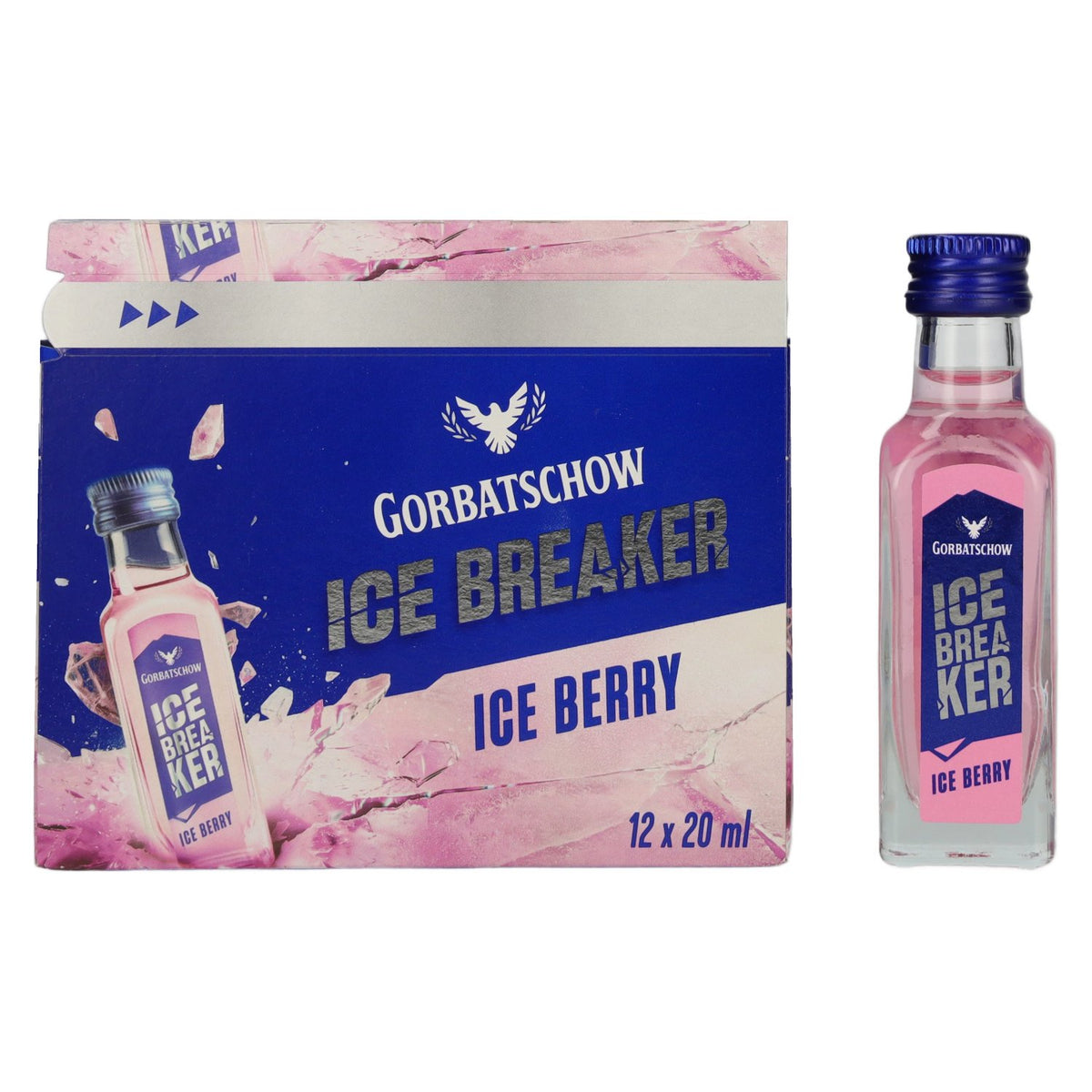 Gorbatschow Wodka Ice Breaker Ice Berry 16% Vol. 12x0,02l
