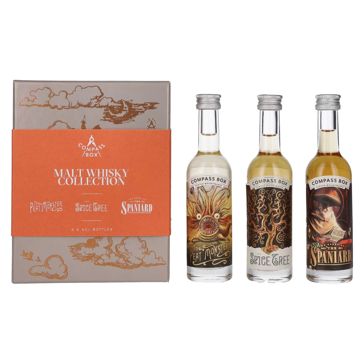 Compass Box Blended Malt Whisky Collection 45% Vol. 3x0.05l in gift box