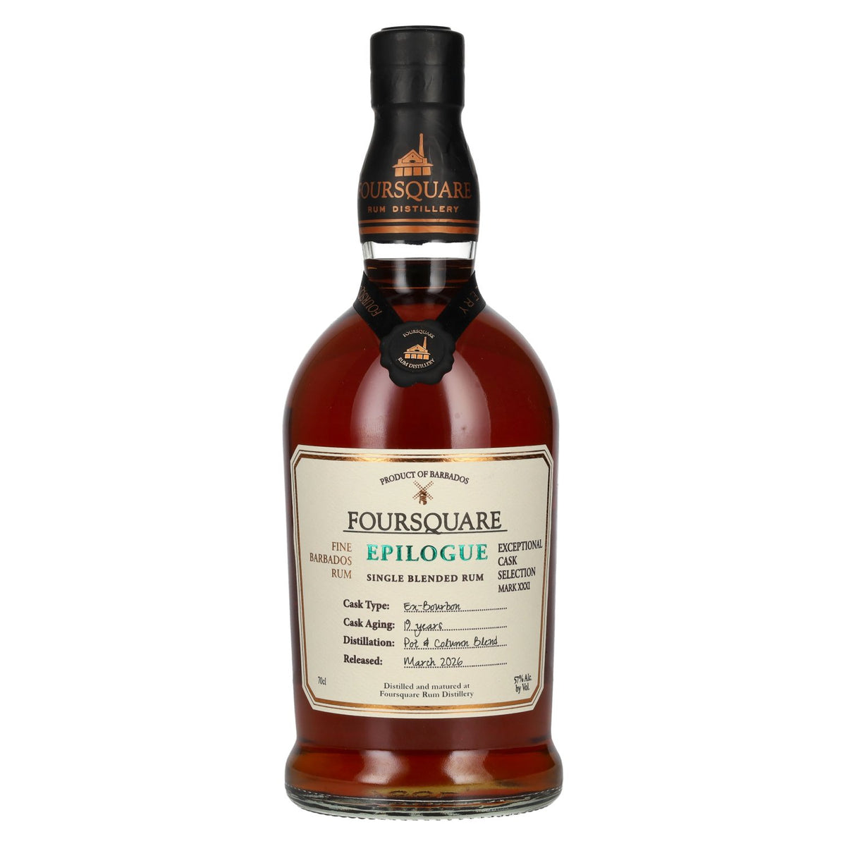 Foursquare 19 Years Old Exceptional Cask SELECTION MARK XXXI EPILOGUE 2026 57% vol. 0.7 l