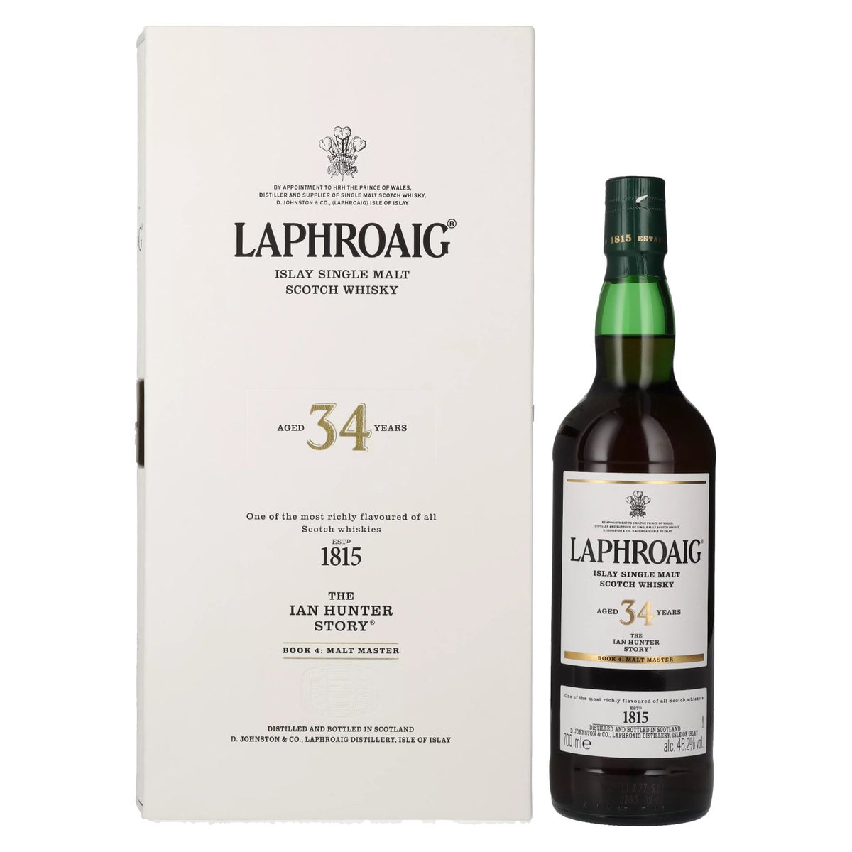 Laphroaig 34 Years Old The Ian Hunter Story Book 4: Malt Master 46.2% Vol. 0.7l in gift box