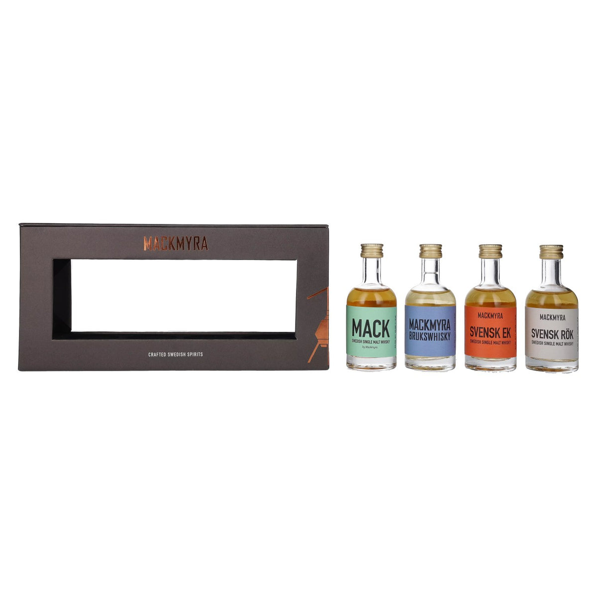 Mackmyra CLASSICS Collection 43.4% Vol. 4x0.05l in gift box