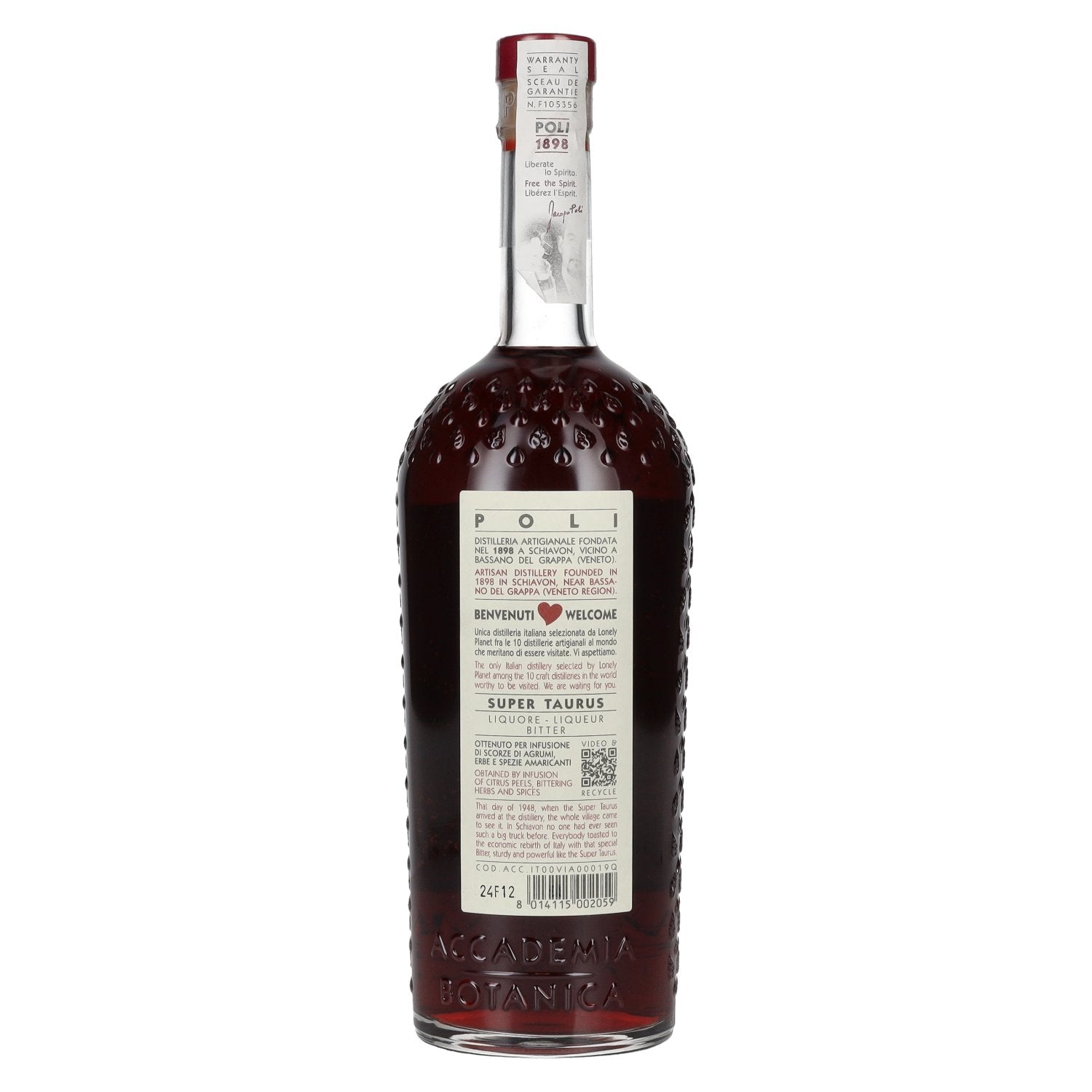 Poli Super Taurus Bitter Veneto 25% Vol. 0.7l