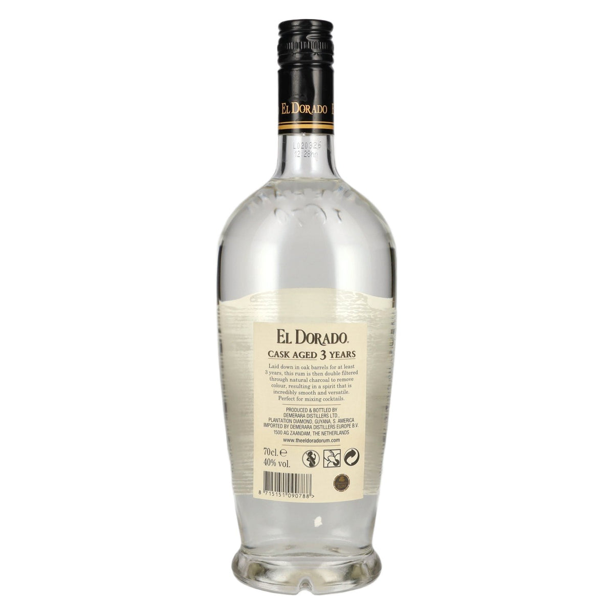 El Dorado 3 Years Old Cask Aged Demerara Rum 40% Vol. 0,7l