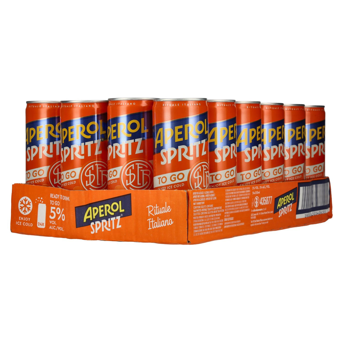 Aperol Spritz To Go 5% Vol. 24x0,25l Dosen Pfand
