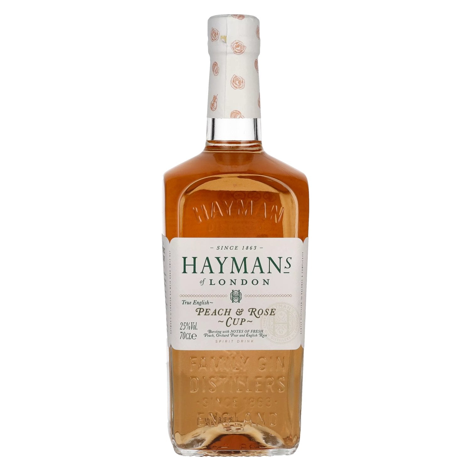 Hayman's of London PEACH & ROSE CUP 25% Vol. 0.7l