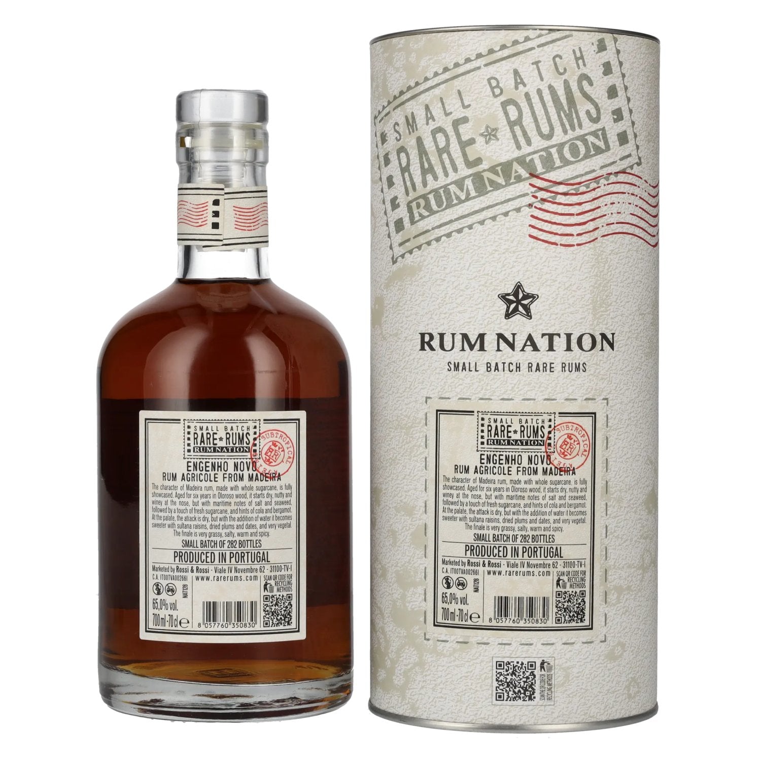Rum Nation Rare Rum ENGENHO NOVO 2017/2023 65% Vol. 0.7l in Gift Box