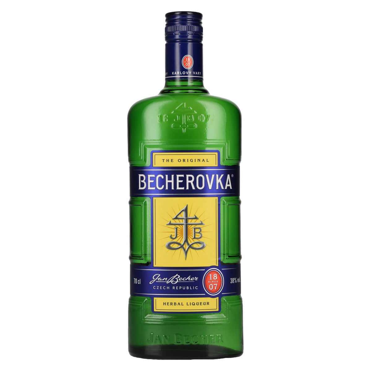 Becherovka Karlovy Vary Original Herbal Liqueur 38% Vol. 0.7l
