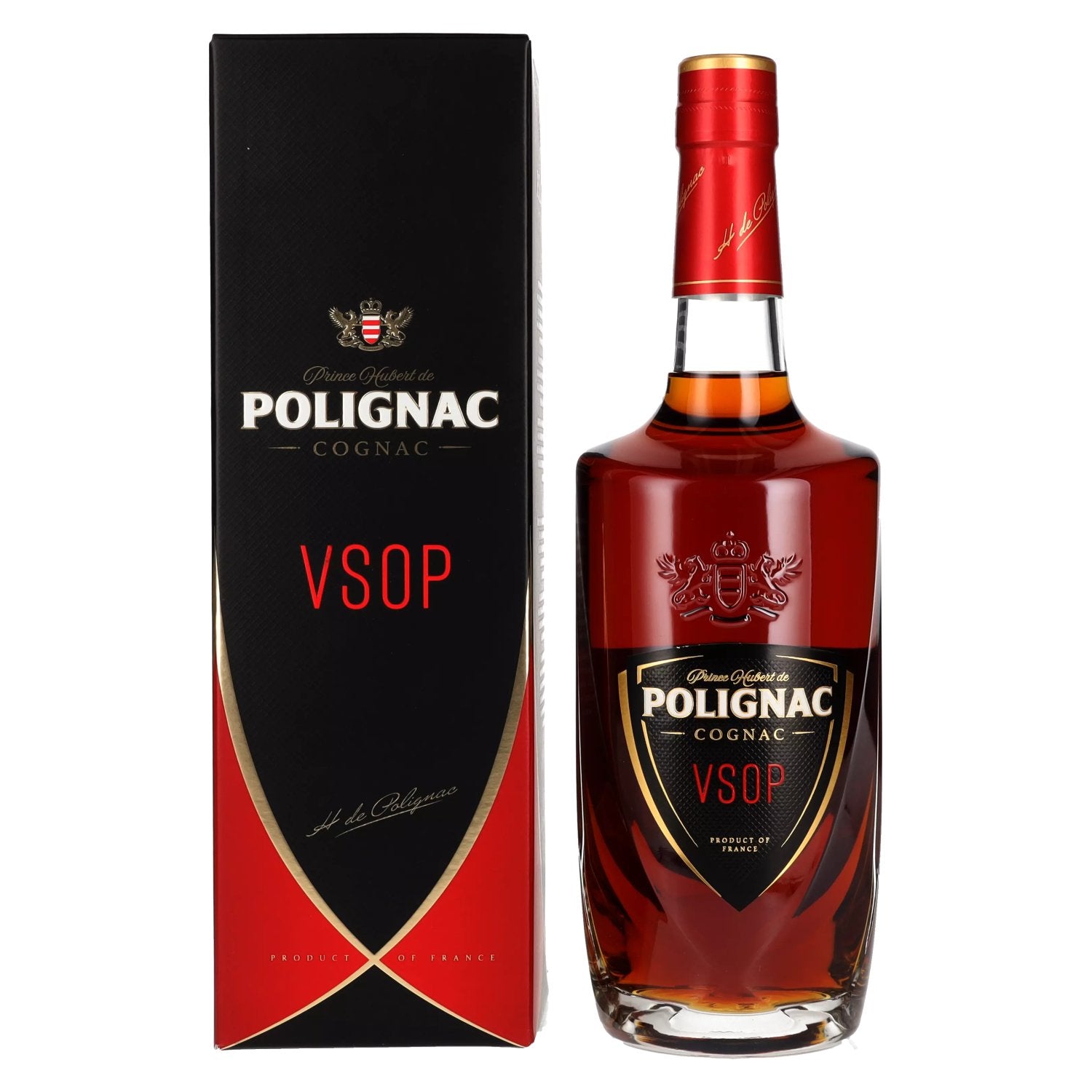 Prince Hubert de Polignac V.S.O.P Cognac 40% Vol. 0.7L in Gift Box