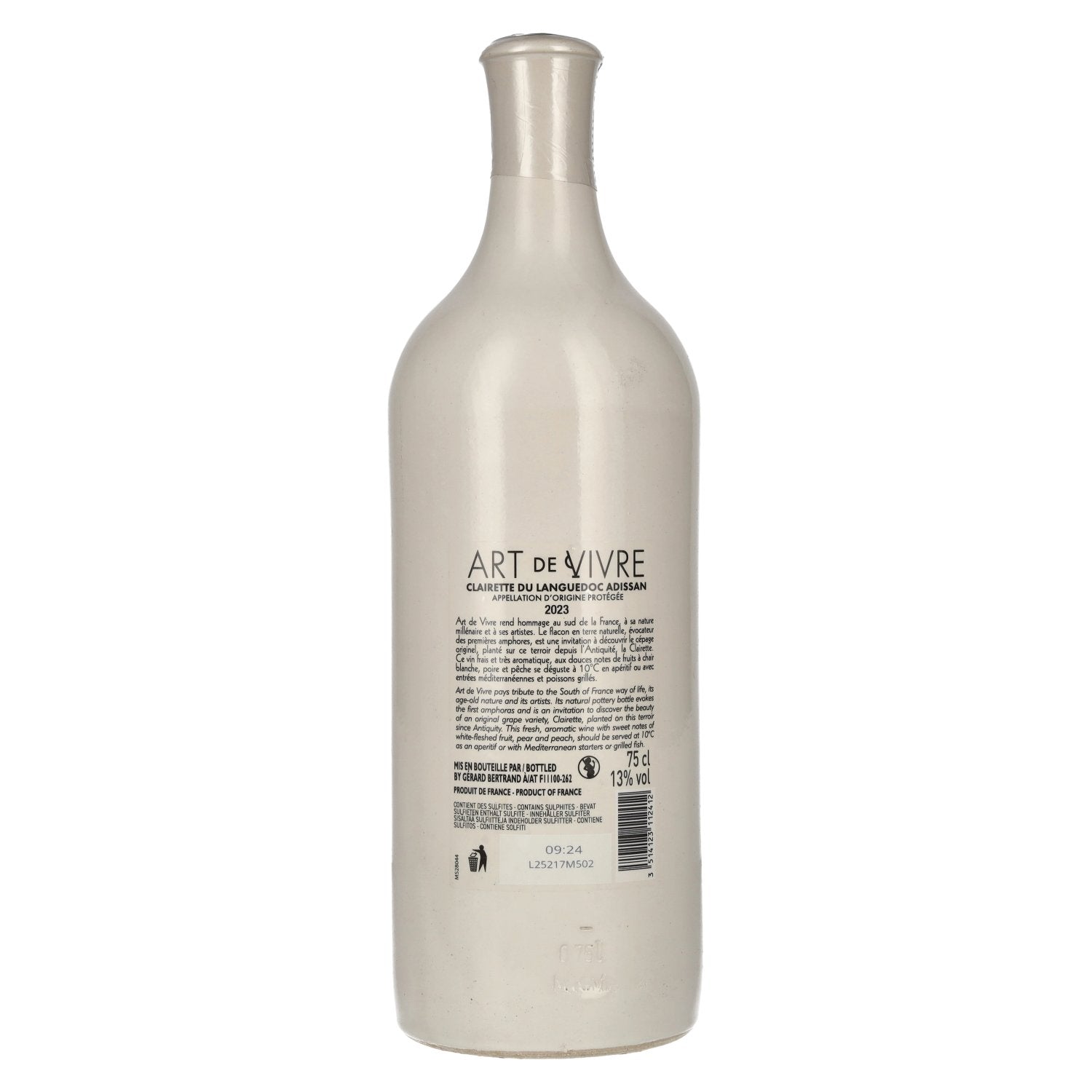 Gérard Bertrand Art de Vivre Languedoc Vin Blanc 2023 13% Vol. 0,75l