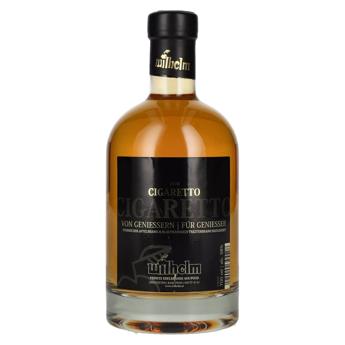 Wilhelm CIGARETTO Cigar Liqueur 38% Vol. 0.7L