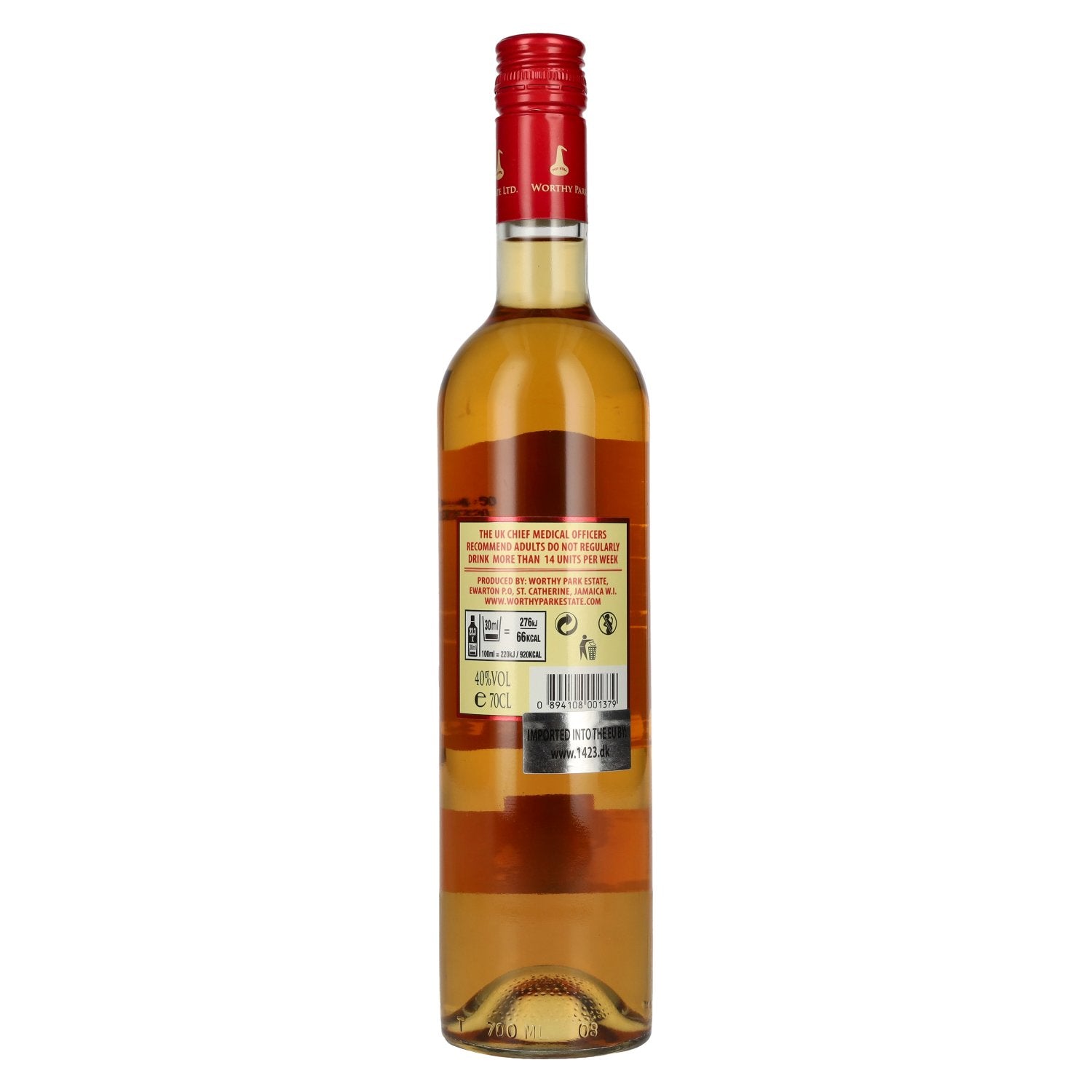 Rum-Bar Worthy Park Estate GOLD Jamaica Rum 40% Vol. 0.7L