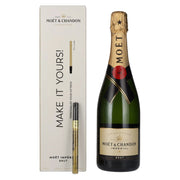 Moët &amp; Chandon Champagne IMPÉRIAL Brut 12% vol. 0.75 l in a gift box with a gold pen