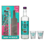 Berliner Luft DER FRISCHE peppermint liqueur 18% vol. 0.7l in a gift box with 2 glasses