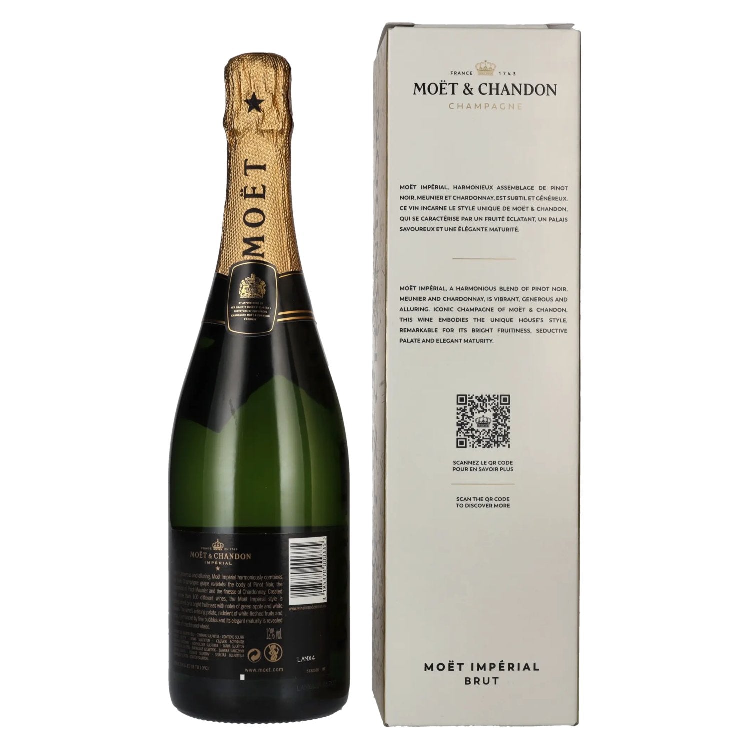 Moët & Chandon Champagne IMPÉRIAL Brut Milestones 12% Vol. 0,75l in Geschenkbox