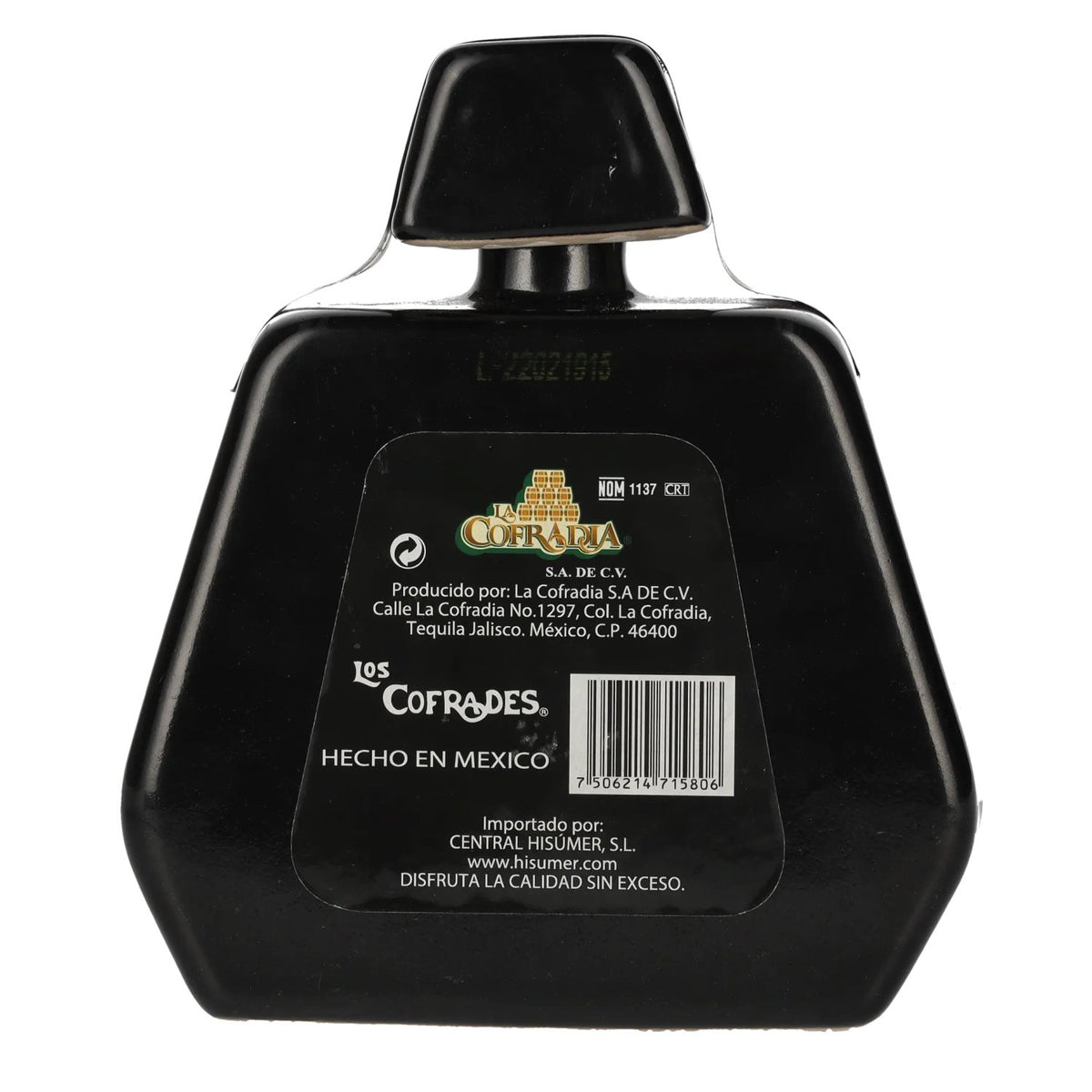 Los Cofrades Tequila Añejo 100% Agave 38% ABV 0.7l