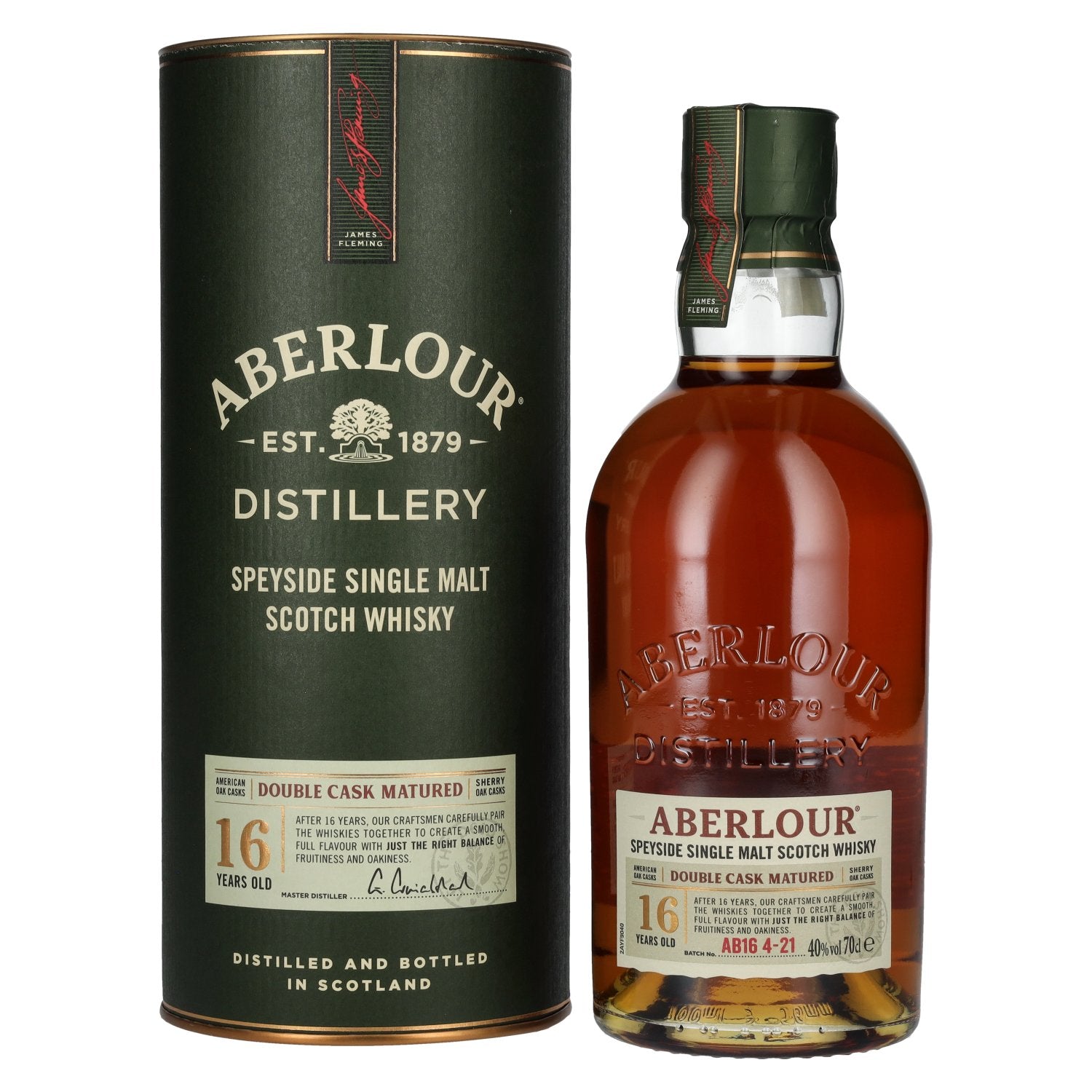 Aberlour 16 Years Old DOUBLE CASK MATURED 40% Vol. 0.7l in gift box