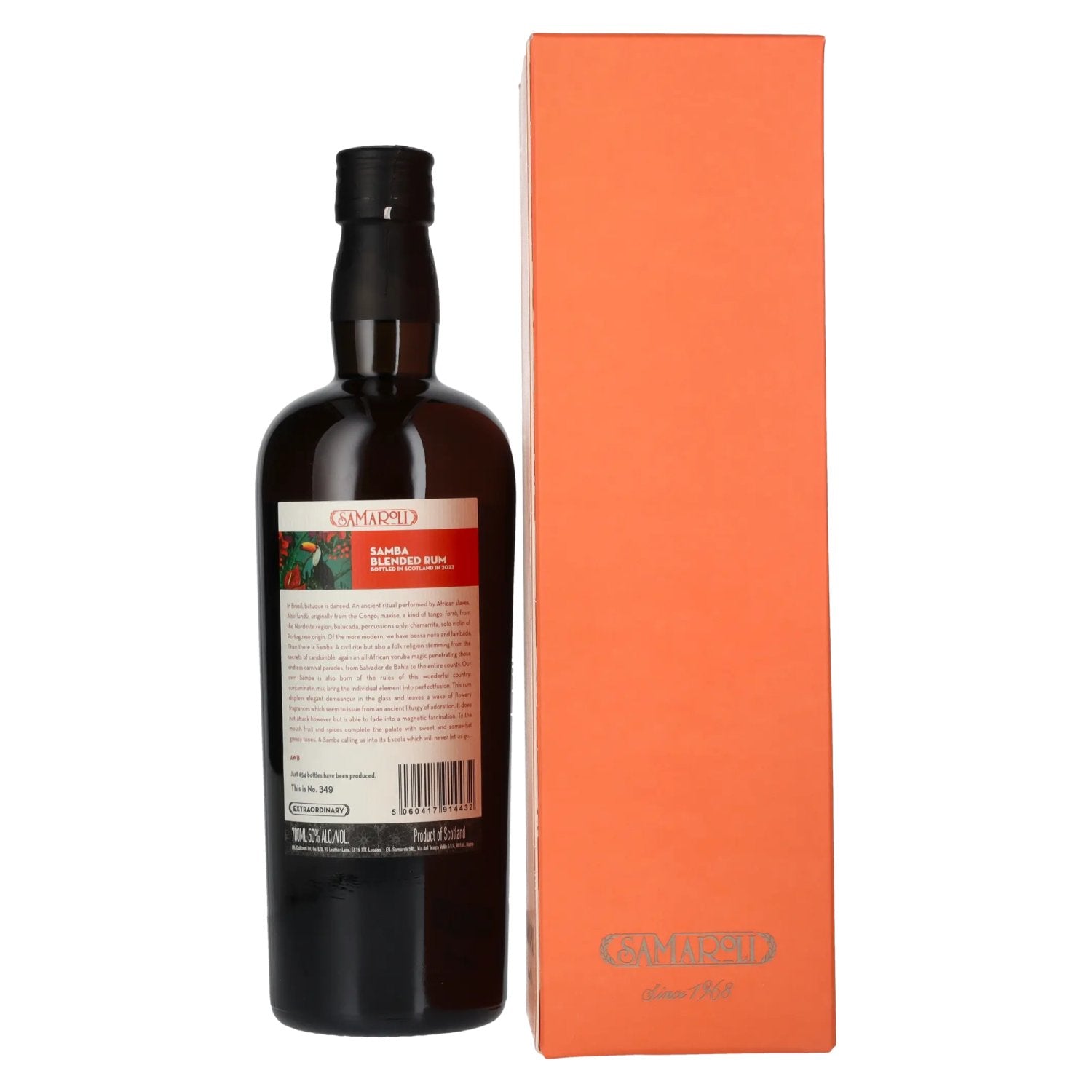 Samaroli Samba Blended Rum 2023 50% Vol. 0,7l in Geschenkbox