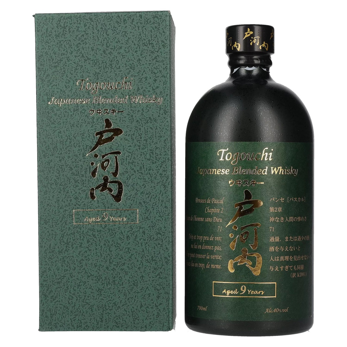 Togouchi 9 Years Old Japanese Blended Whisky 40% Vol. 0.7L in Gift Box