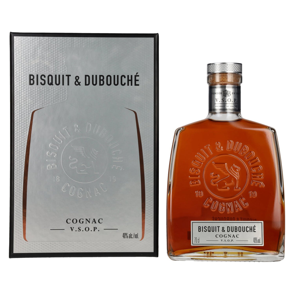 Bisquit & Dubouché Cognac V.S.O.P. 40% Vol. 0,7l in Geschenkbox