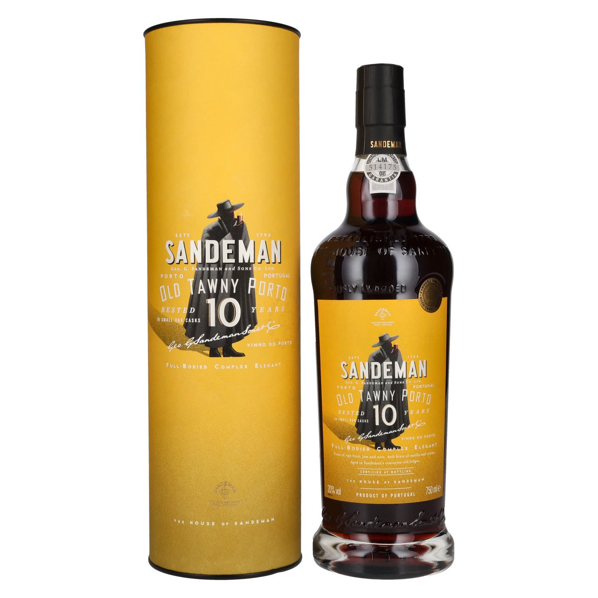Sandeman 10 Years OLD TAWNY Port 20% Vol. 0.75L in Gift Box