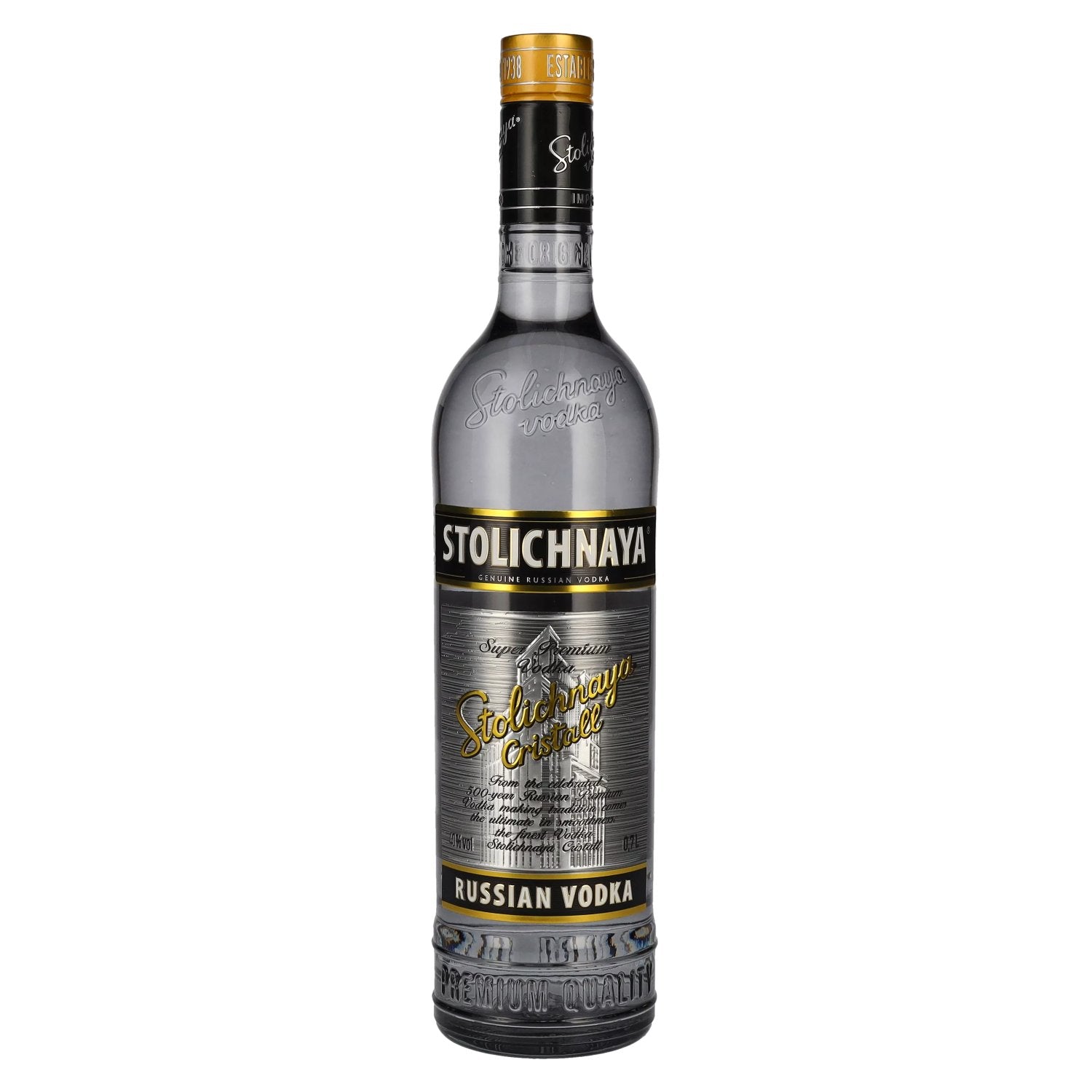 Stolichnaya Vodka Premium FKP Cristall 40% Vol. 0,7l