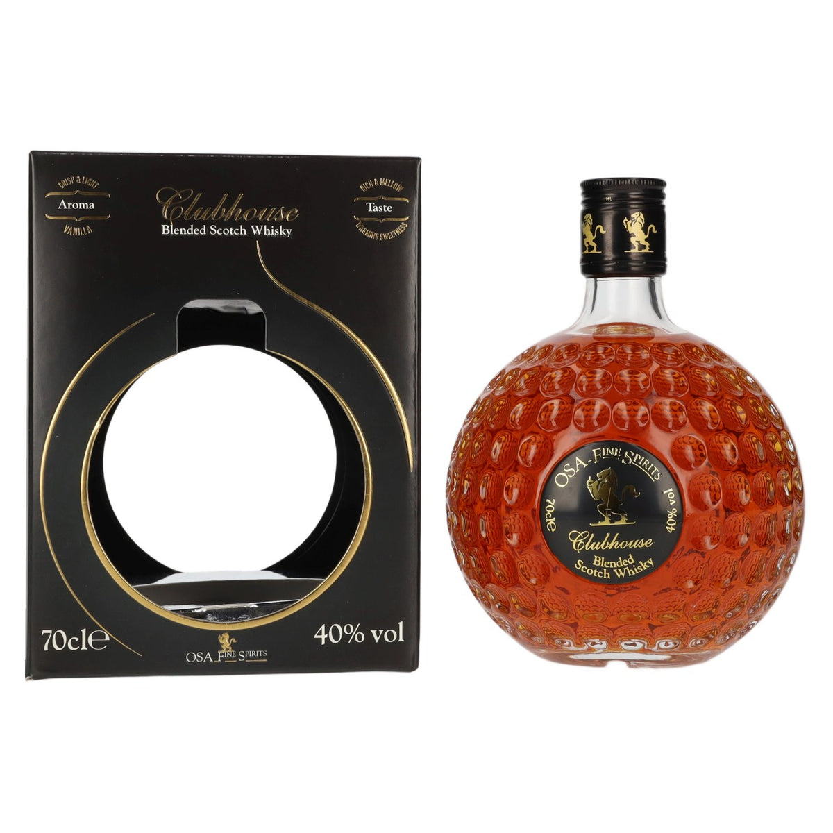 OSA Fine Spirits CLUBHOUSE Blended Scotch Whisky 40% Vol. 0,7l in Geschenkbox