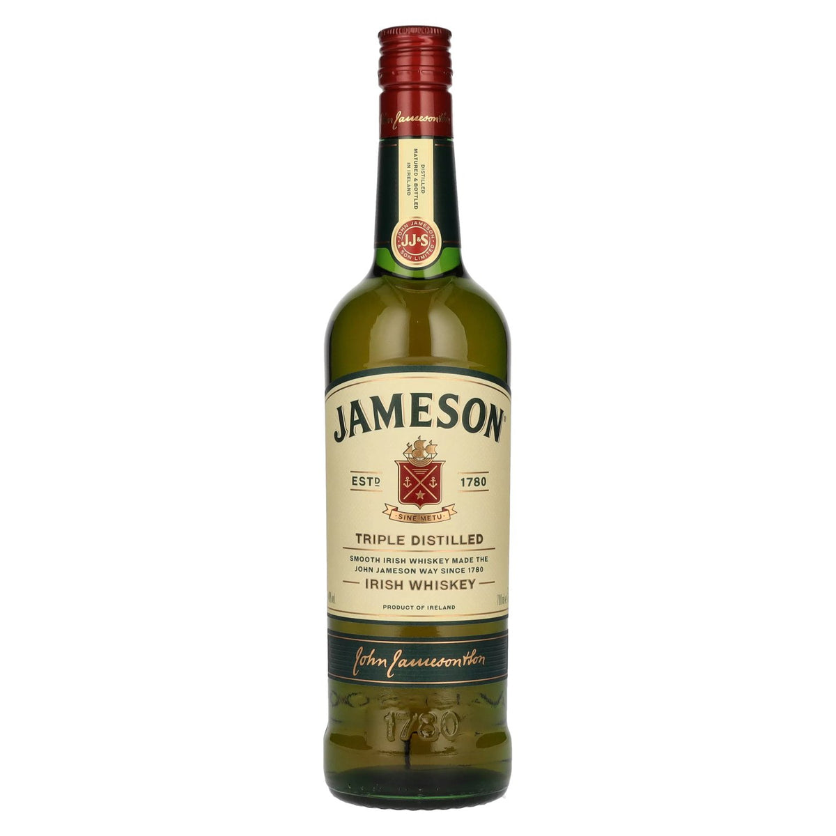 Jameson Triple Distilled Irish Whiskey 40% ABV 0.7l