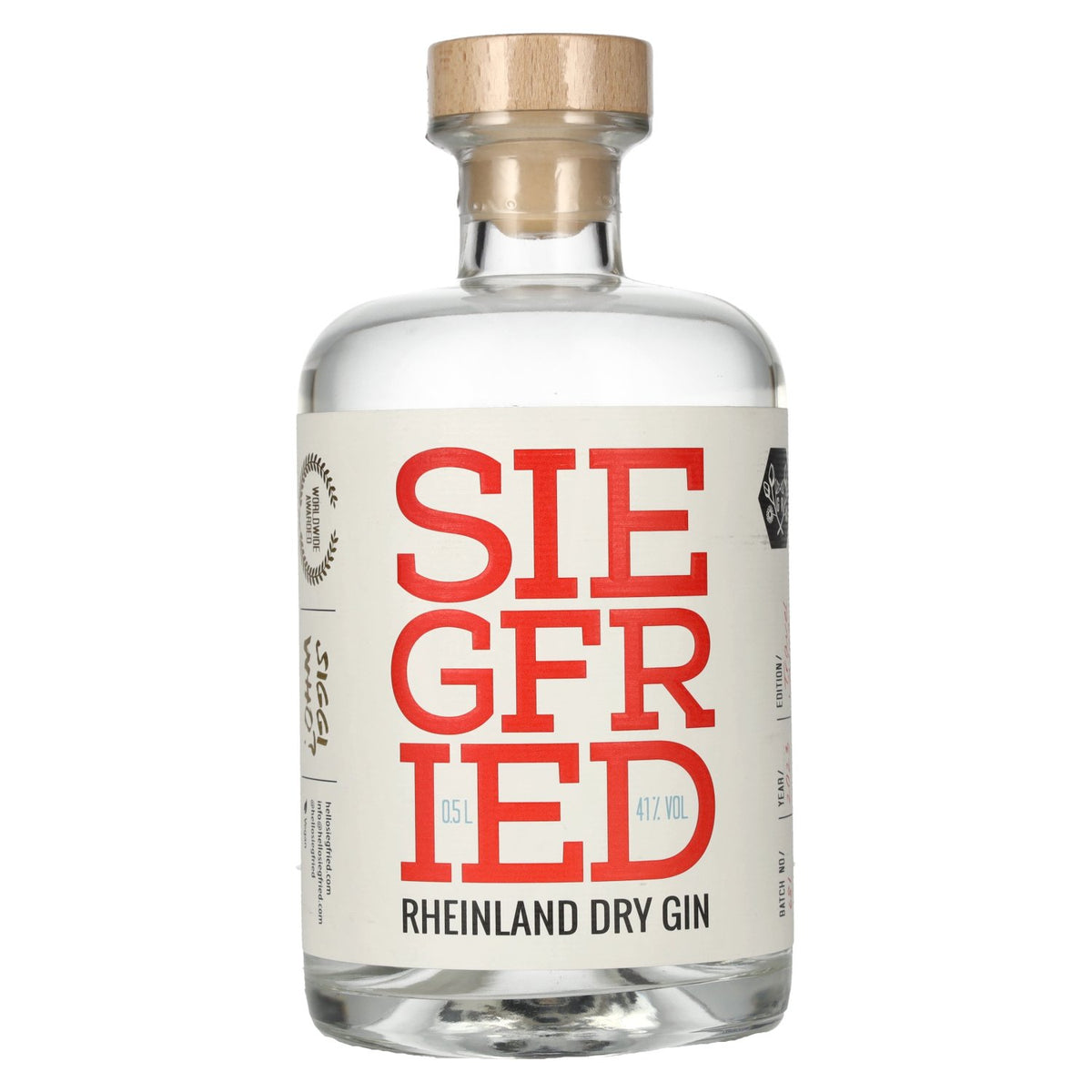 Siegfried Rheinland Dry Gin 41% Vol. 0.5l