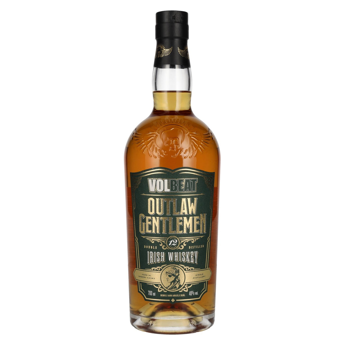 VOLBEAT 12 Years Old Outlaw Gentlemen Irish Whiskey 46% Vol. 0.7l