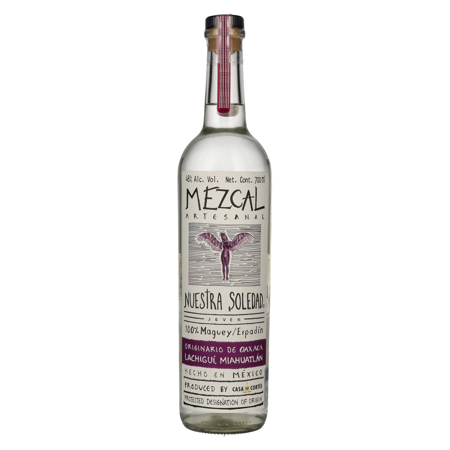 Nuestra Soledad Mezcal Joven LACHIGUÍ MIAHUATLÁN 48% Vol. 0.7l